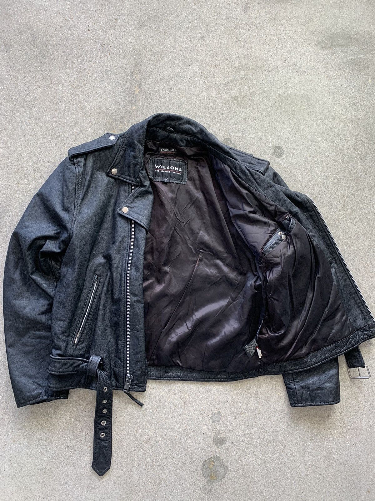 Vintage × Wilsons Leather VTG WILSONS LEATHER JACKET Size US L / EU 52-54 / 3 - 11 Thumbnail