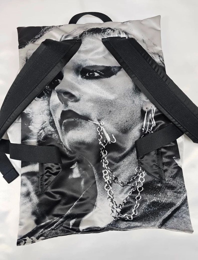 Raf Simons Raf simons 19SS Black and White Portrait Silver Backpack Size ONE SIZE - 3 Thumbnail