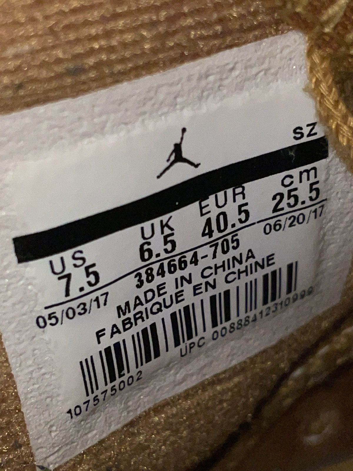 Jordan Brand Jordan 6 Retro Wheat Size 7.5 Size US 7.5 / EU 40-41 - 7 Thumbnail
