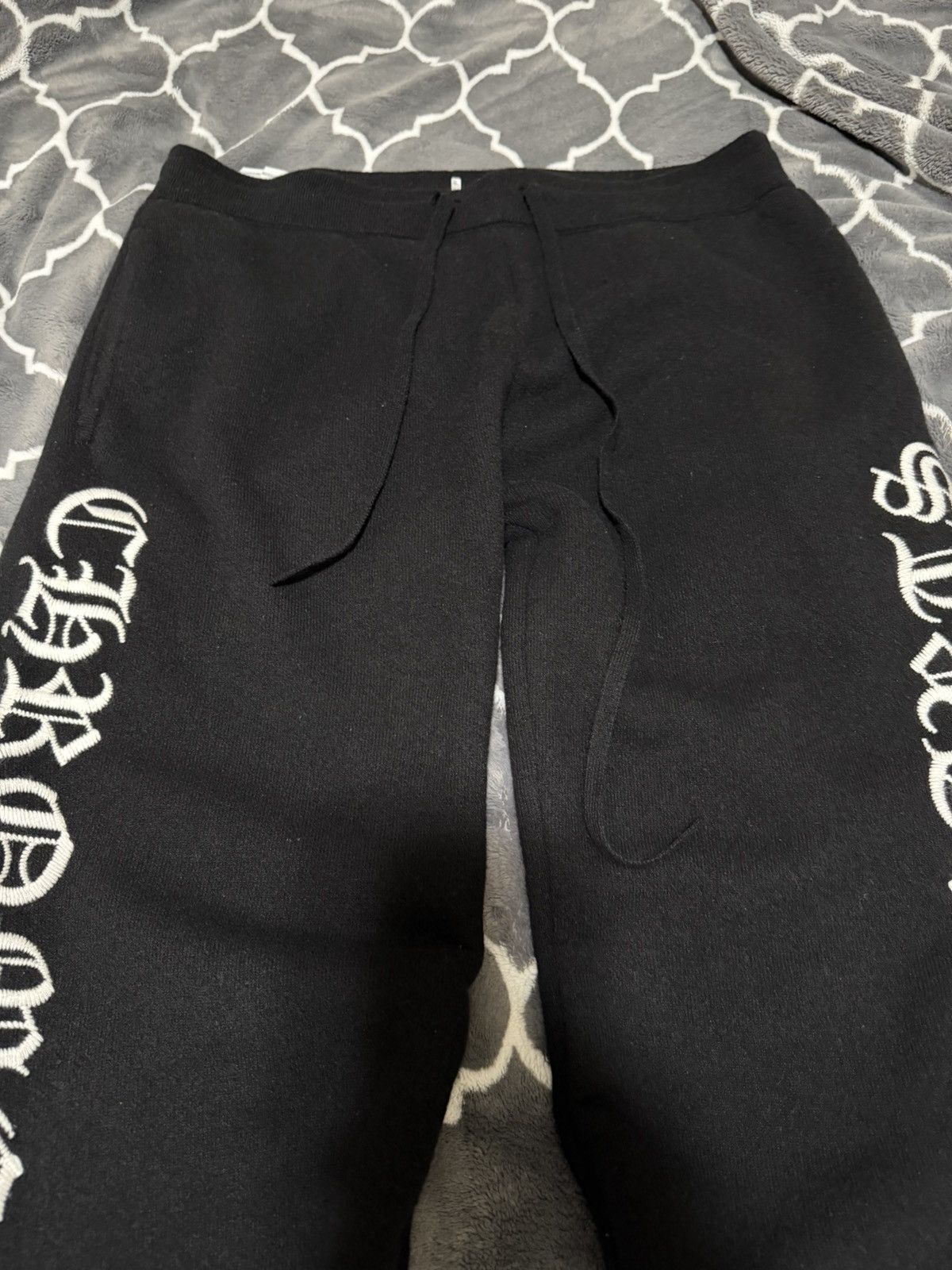 Chrome Hearts Chrome Hearts Embroidered Cashmere Sweatpants Size US 34 / EU 50 - 4 Thumbnail