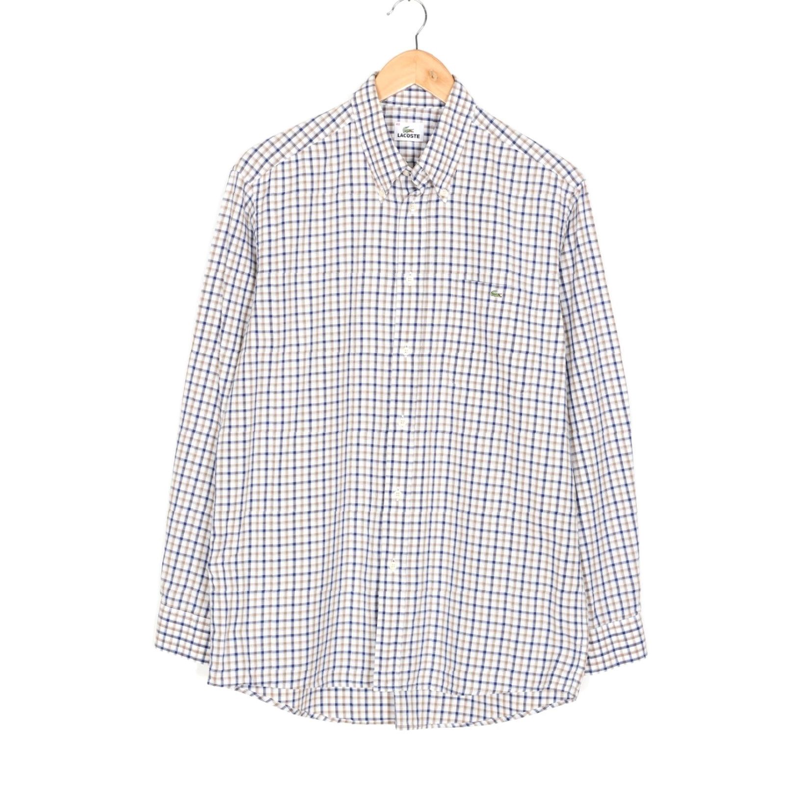 Lacoste LACOSTE Oxford Shirt Men XL Long Sleeve Button-Up Check Multicoloured 40 Size 40 Regular Eight? Size US L / EU 52-54 / 3 - 2 Thumbnail