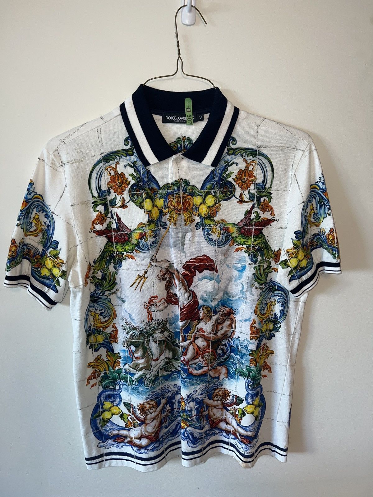 Dolce & Gabbana D&G “Greek Gods” Polo 9/10 Condition Size US M / EU 48-50 / 2 - 1 Thumbnail