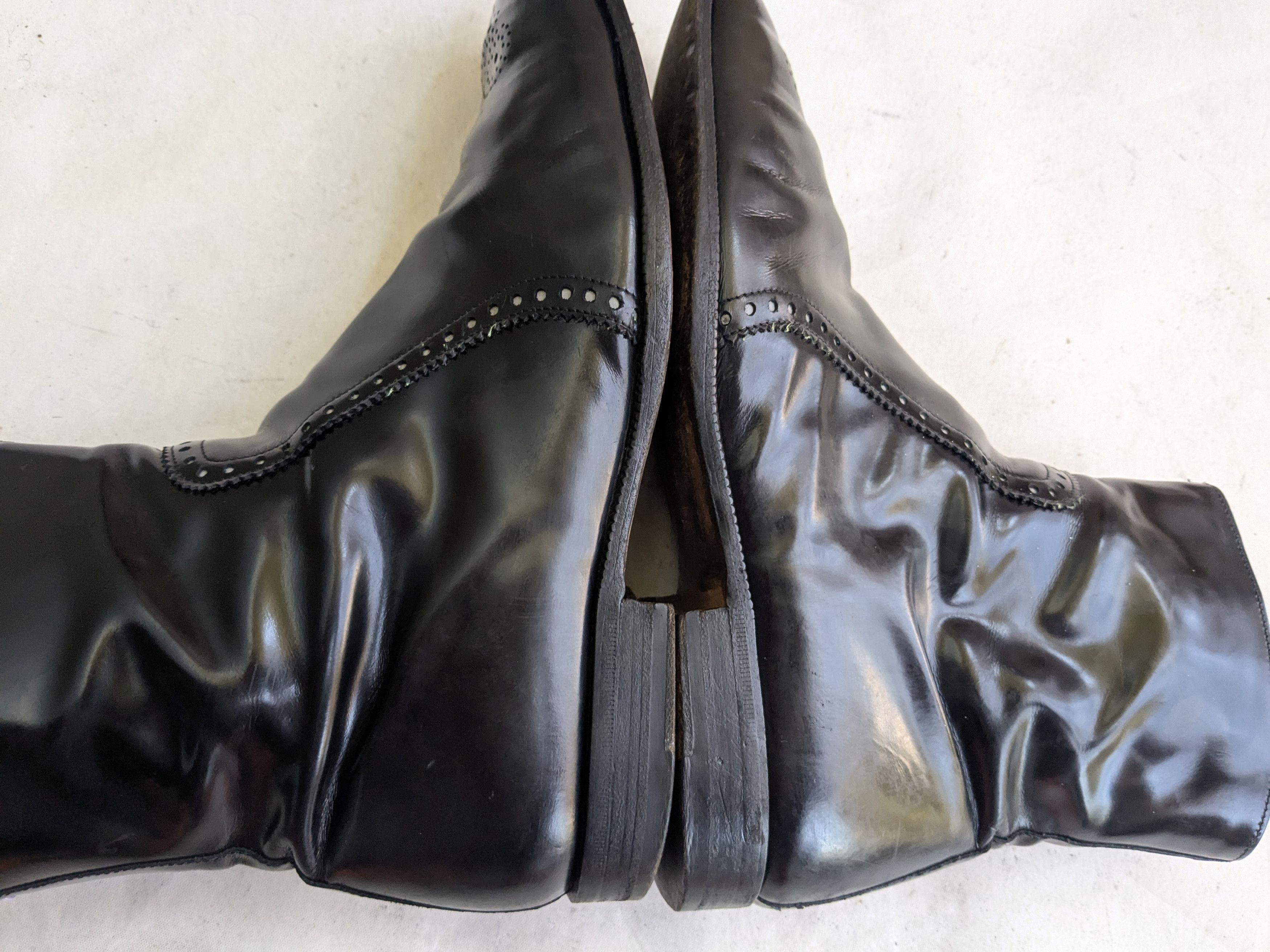 Maison Margiela Maison Margiela Side Zip Boots Black Brogues 9 42 Size US 9 / EU 42 - 6 Thumbnail