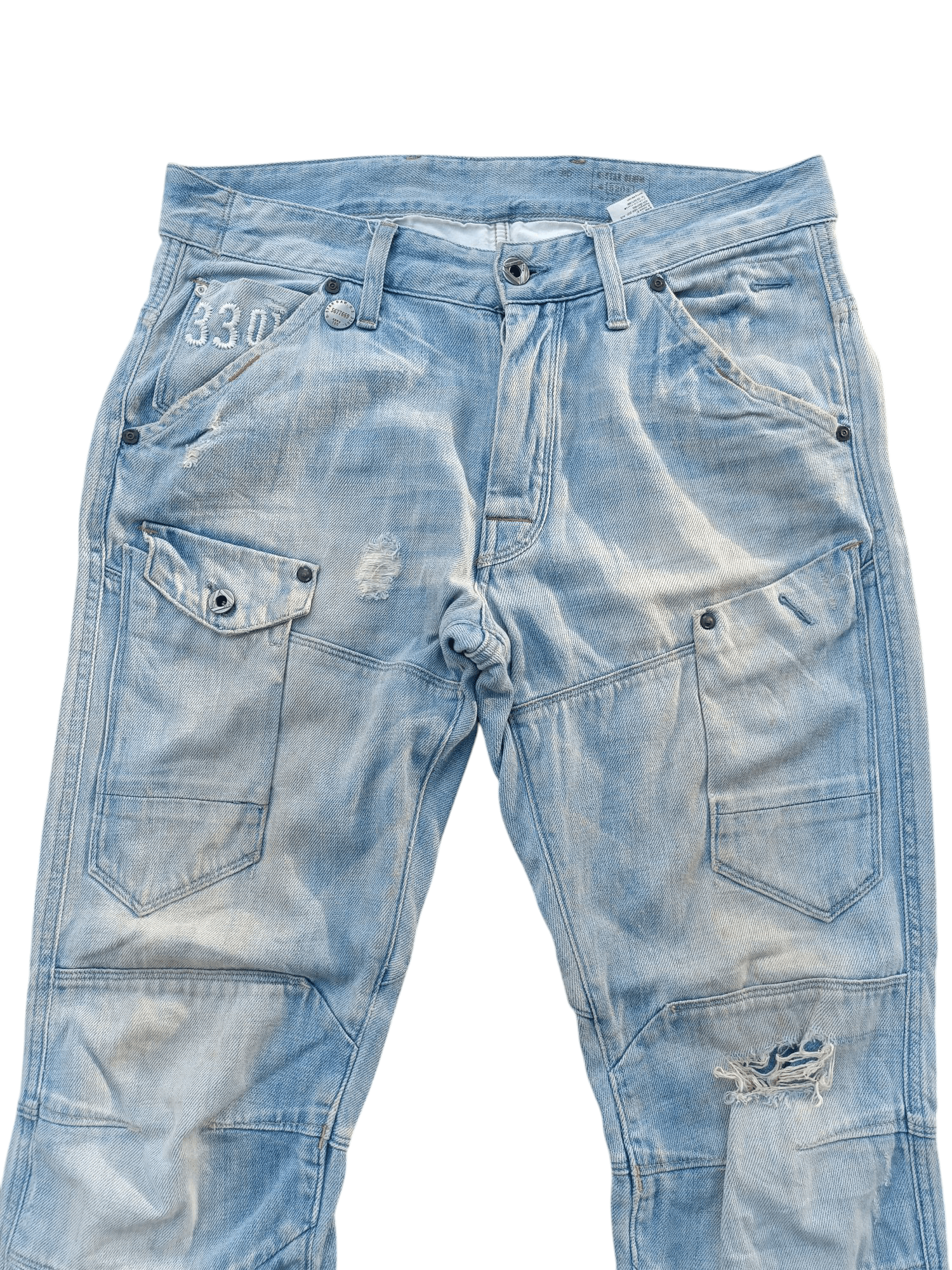 G-Star RARE 🔥 G Star Raw Denim 6 Pocket Distressed Denim E219 Size US 34 / EU 50 - 6 Thumbnail