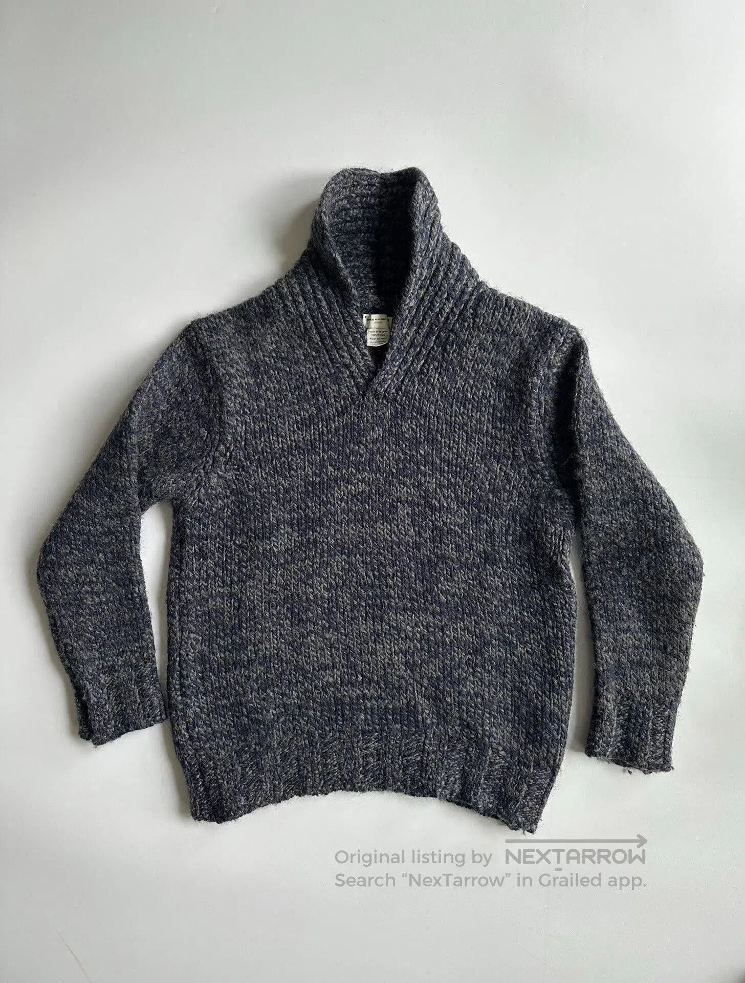 Dries Van Noten Dries Van Noten 3D Collar Wool Sweater. Size US M / EU 48-50 / 2 - 1 Thumbnail
