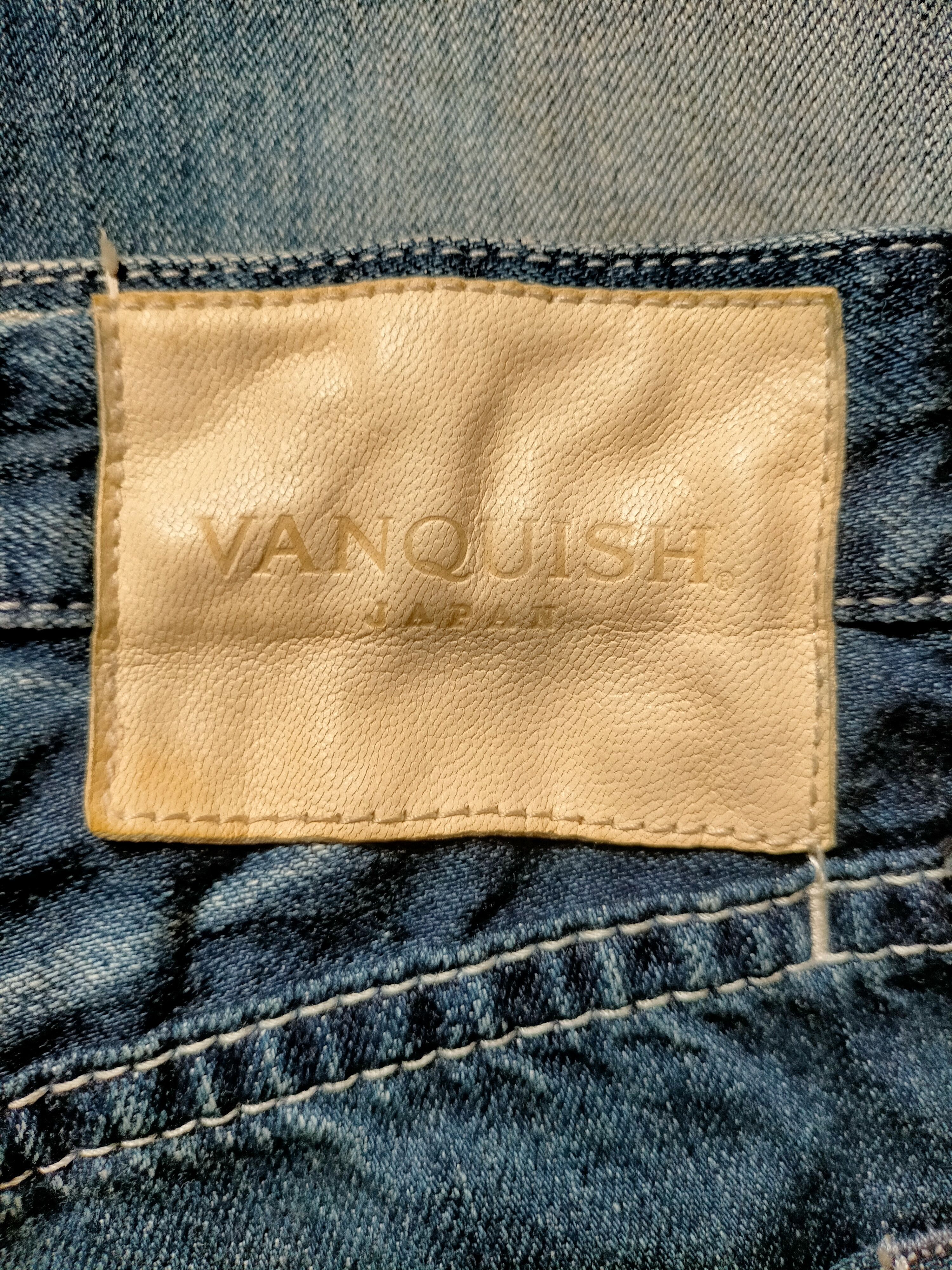 Japanese Brand Flare Jeans Vanquish Japan Studed Boot Cut Denim Size US 33 - 25 Thumbnail