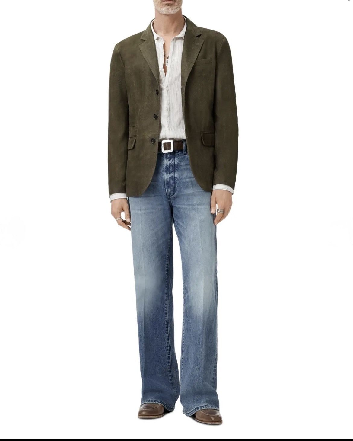 John Varvatos Rind Textured Leather Jacket Size EU 48 USA 38 Size US M / EU 48-50 / 2 - 3 Thumbnail
