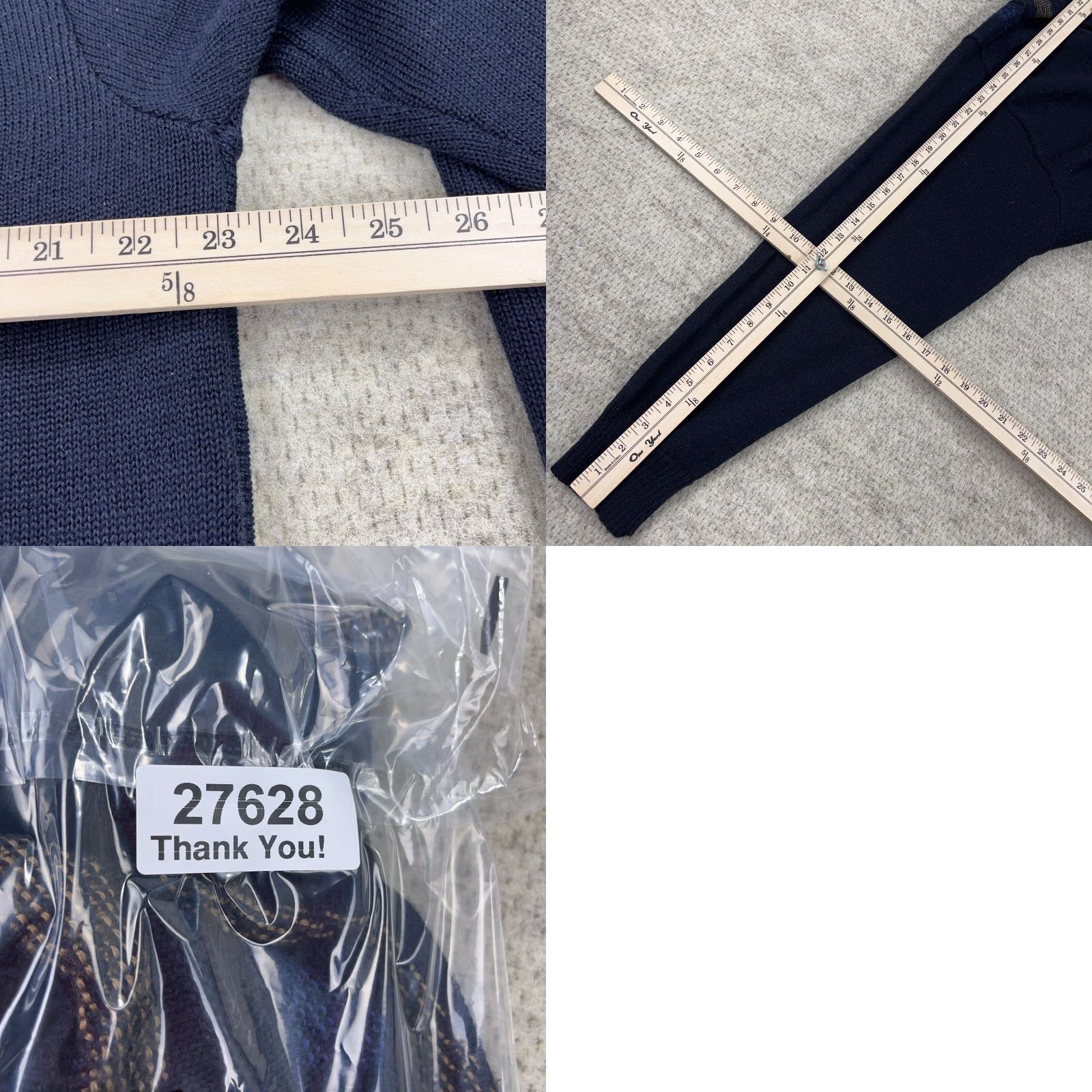 Vintage VINTAGE Cellinni Cardigan Sweater Men XL Blue Wool Knit Striped 90s Classic Cardigan Mens XL Blue Knit-Top Sweater Size US XL / EU 56 / 4 - 8 Thumbnail