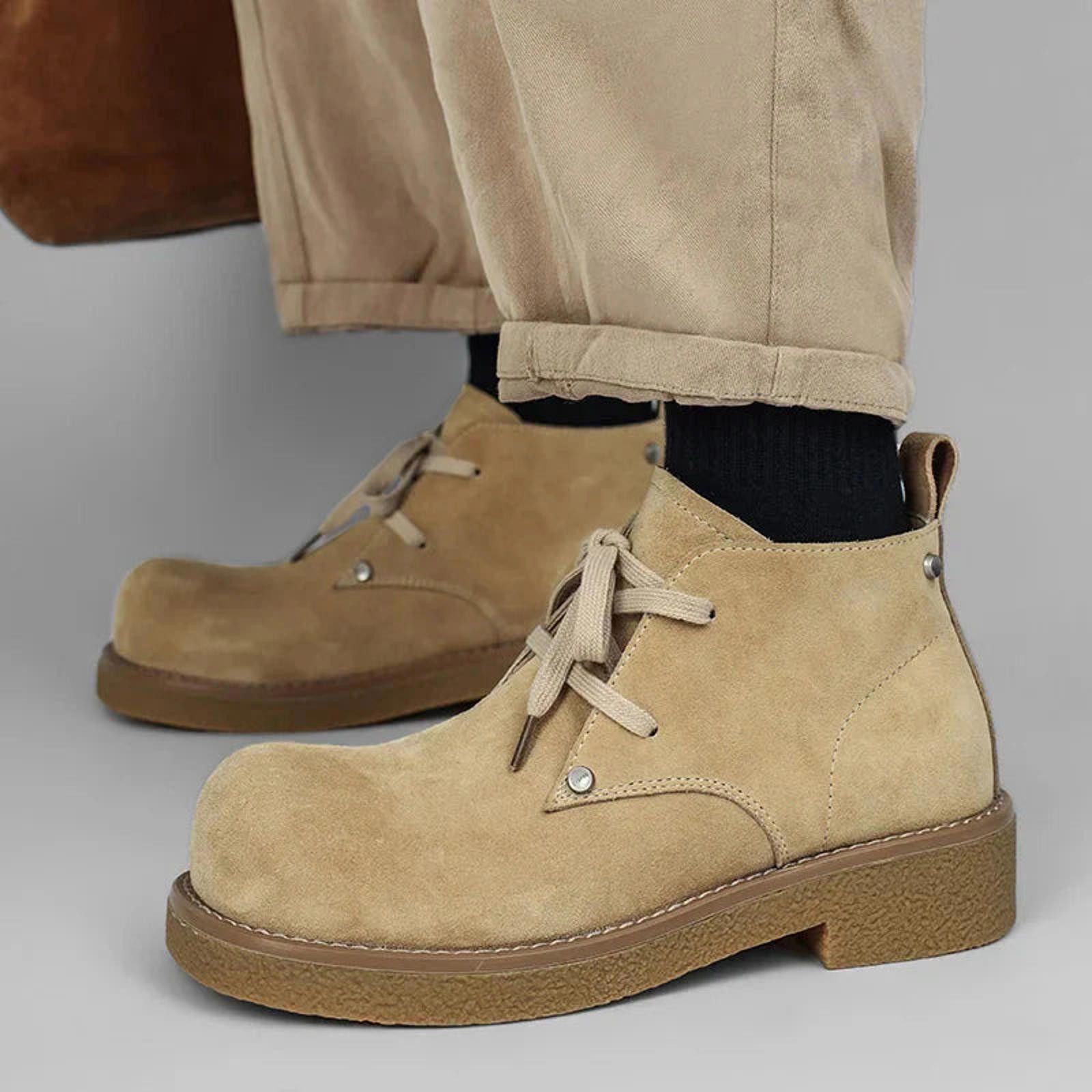 Other Faux Suede Derby Shoe Boots Size US 9.5 / EU 42-43 - 4 Thumbnail