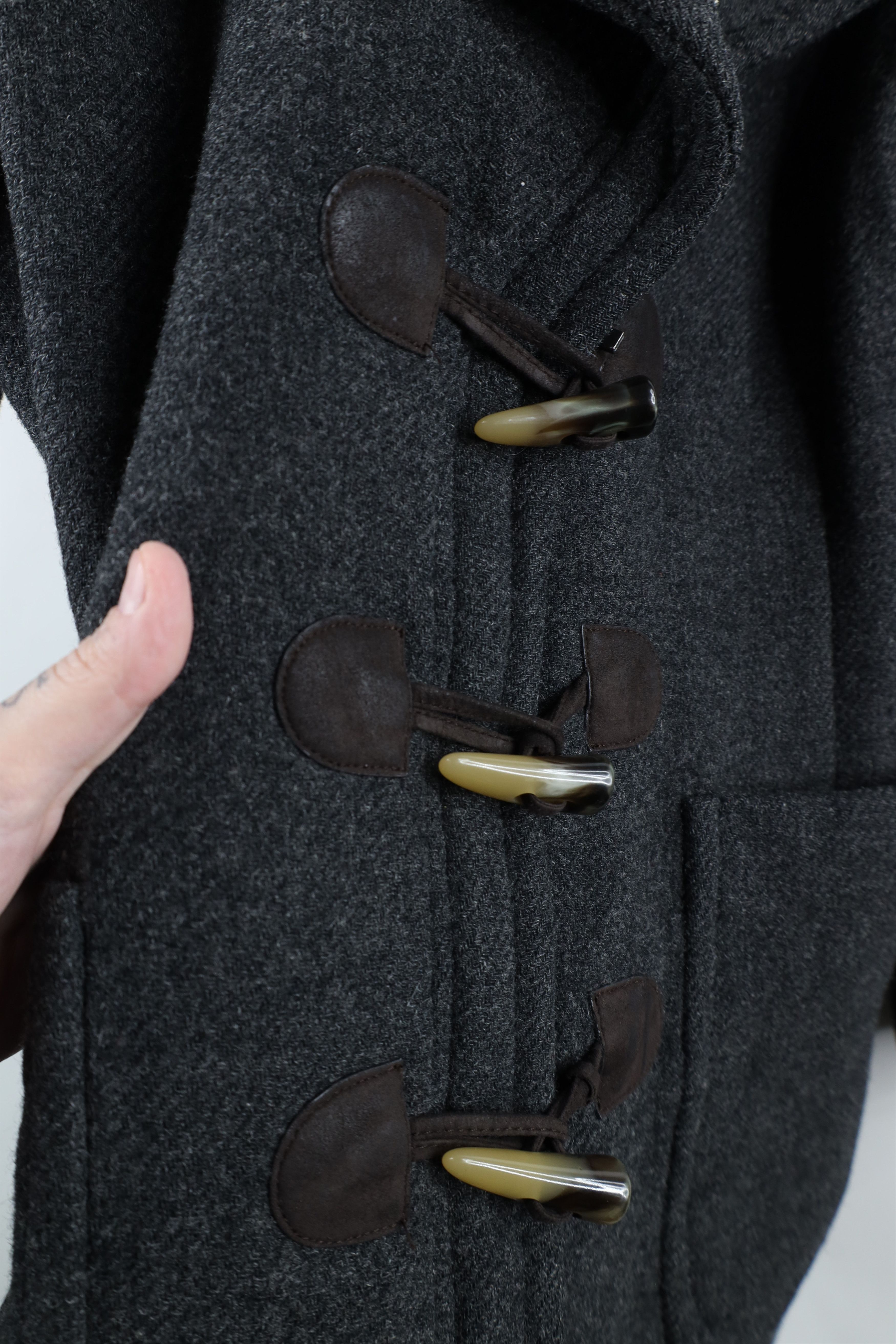 Banana Republic × Vintage Banana Republic Wool Blend Button Full Zip Jacket Gray Size M / US 6-8 / IT 42-44 - 6 Thumbnail