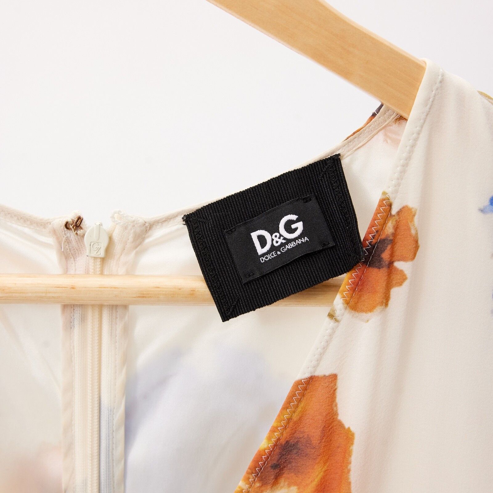 Dolce & Gabbana Dolce & Gabbana Floral Pattern Silk Sundress Size S Size S / US 4 / IT 40 - 4 Thumbnail