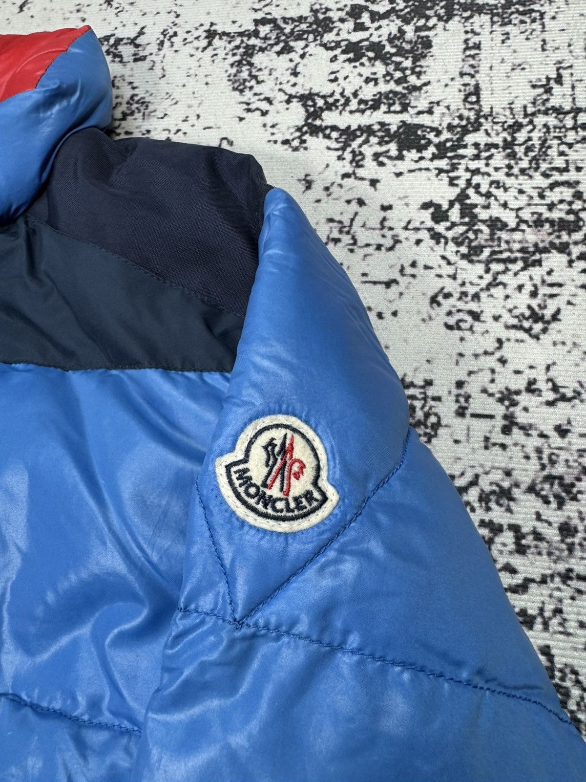 Designer × Moncler × Vintage Vintage Moncler Puffer Jacket Blue M Size US M / EU 48-50 / 2 - 4 Thumbnail