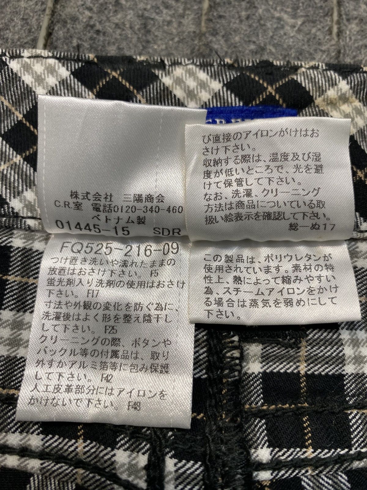 Burberry Hype Burberry Blue Label Black White Plaid Size 28" / US 6 / IT 42 - 9 Thumbnail