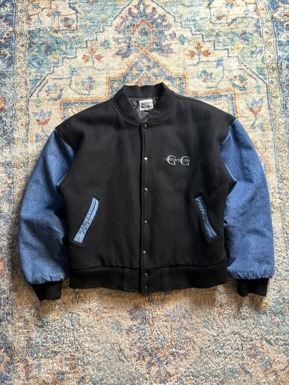 Vintage Gator’s Gym Varsity Jacket Small