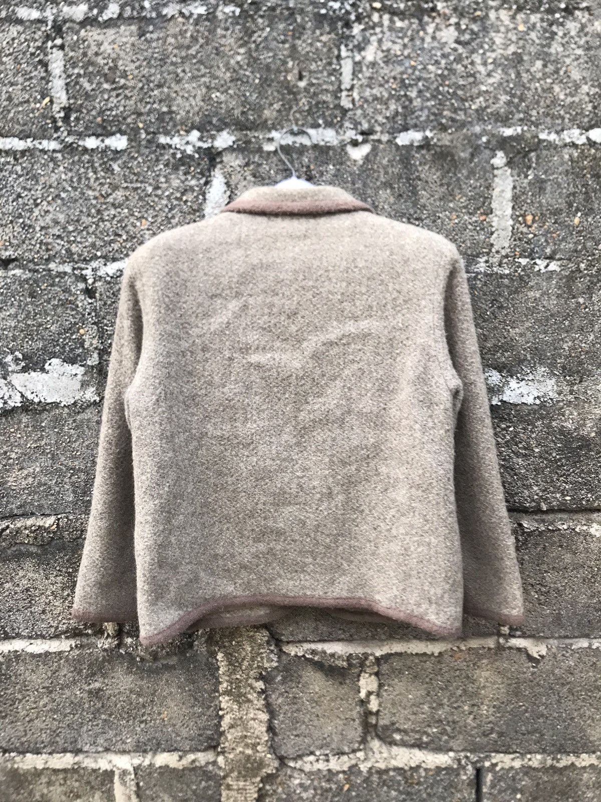 Japanese Brand × Vintage ⚡️Andre Bercher Wool Cropped Coat Size S / US 4 / IT 40 - 12 Thumbnail
