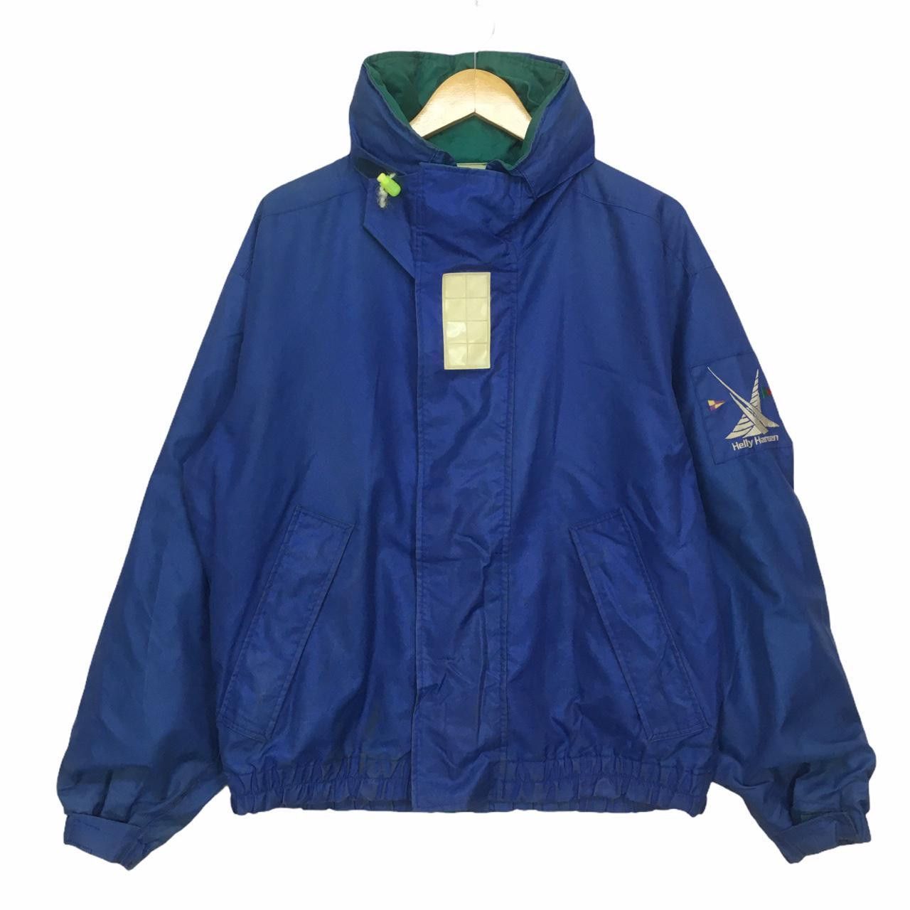 Helly Hansen Vtg HELLY HANSEN Zip Up Hoodie Jacket Sweater Windbreaker Size US L / EU 52-54 / 3 - 1 Thumbnail