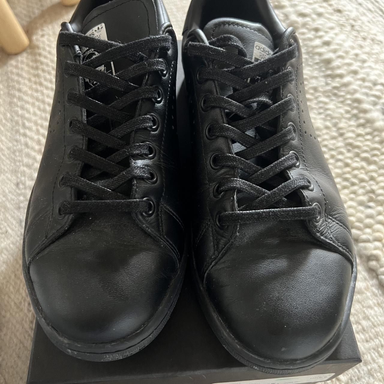 Raf Simons 【RAF SIMONS x ADIDAS】Black Stan Smith Sneakers Size US 6.5 / EU 39-40 - 7 Thumbnail
