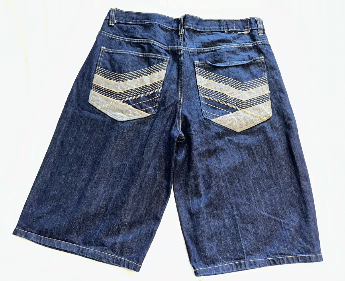 Vintage Vtg Y2K Red Ape Mens Denim Jean Shorts Baggy Size 40x14 Size US 40 / EU 56 - 1 Thumbnail