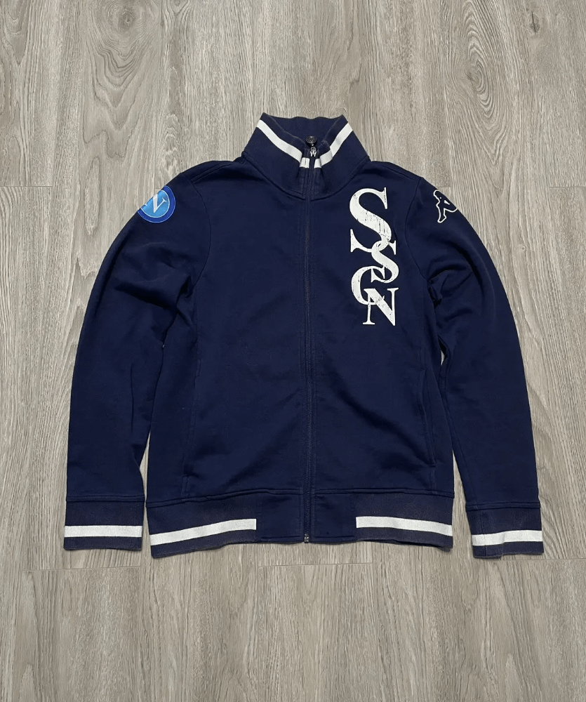 Kappa Vintage Kappa Napoli Zip Soccer Track Jacket Y2K Size US S / EU 44-46 / 1 - 1 Thumbnail