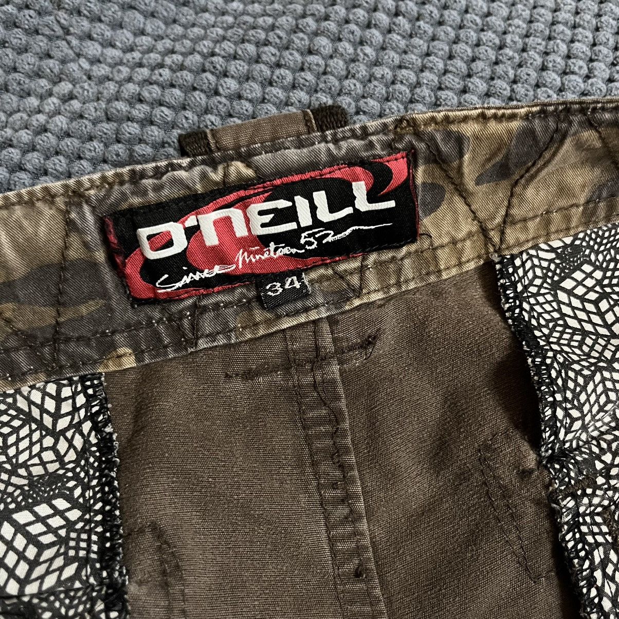 O'Neill × Vintage Crazy Y2K Oneill cargo Jorts Baggy Skater Shorts Size US 34 / EU 50 - 7 Thumbnail
