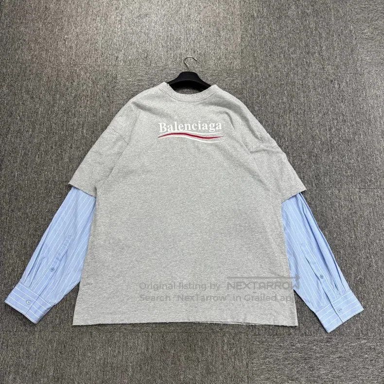 Balenciaga Balenciaga Cola Print Layered Long Sleeve. Size US M / EU 48-50 / 2 - 2 Thumbnail