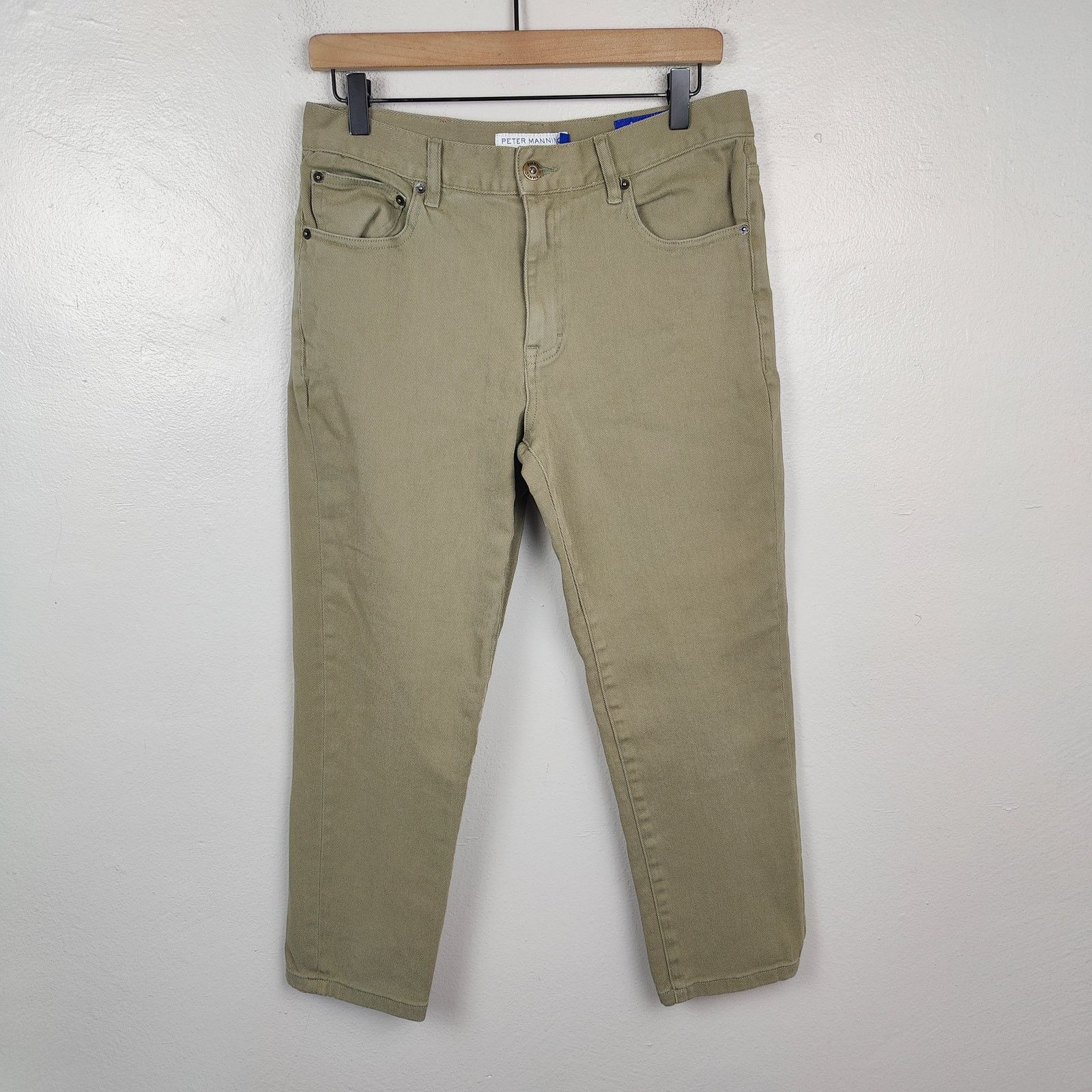 Lululemon Peter Manning Travel Jeans Pants Mens 30x26 Khaki Tan Size US 30 / EU 46 - 1 Thumbnail