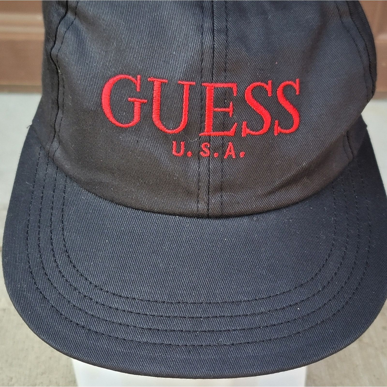 Guess Vtg 90s GUESS USA Snapback Hat Size ONE SIZE - 3 Thumbnail