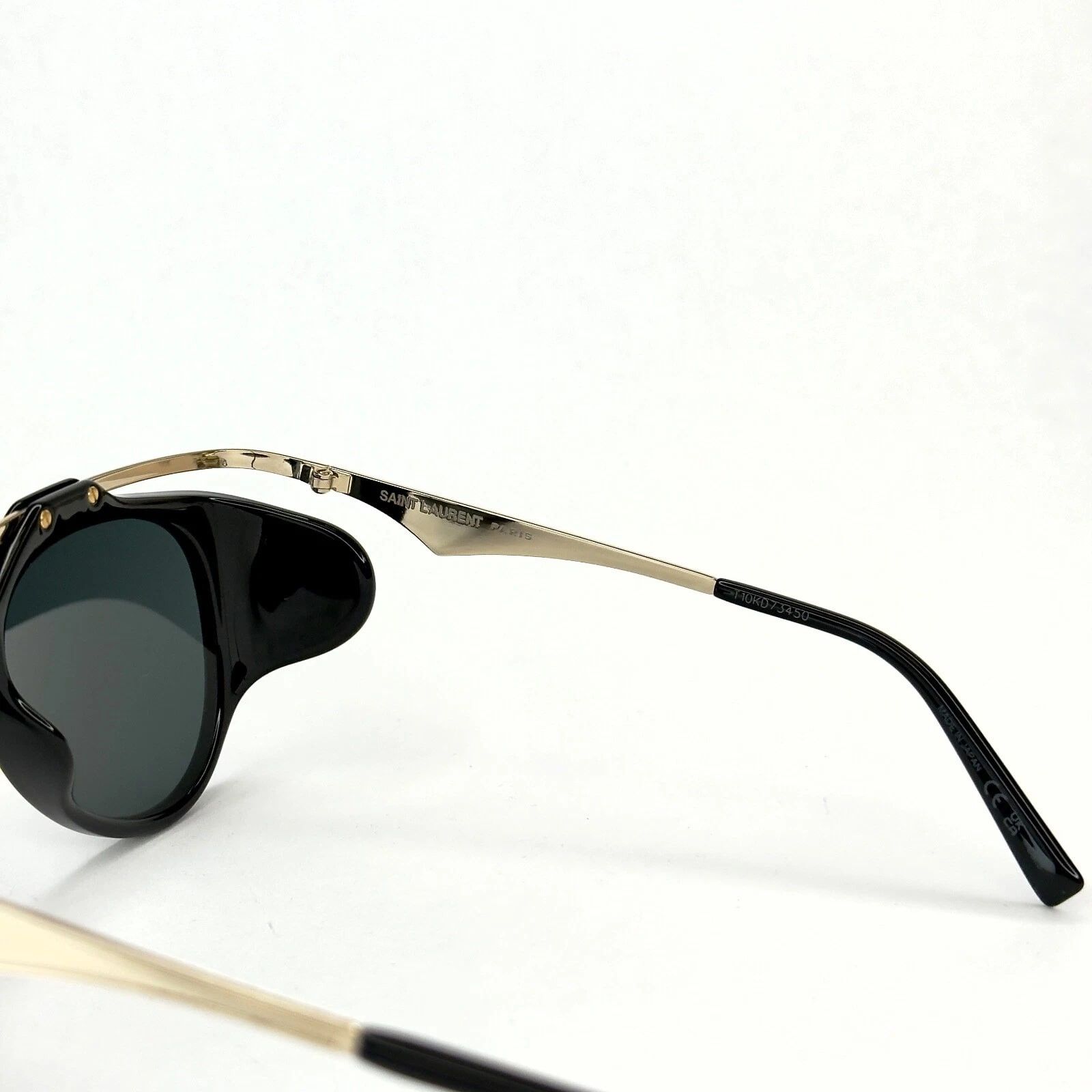 Yves Saint Laurent SAINT LAURENT AMELIA SL M137 SL137 Gold Fashion Sunglass 001 Size ONE SIZE - 7 Thumbnail