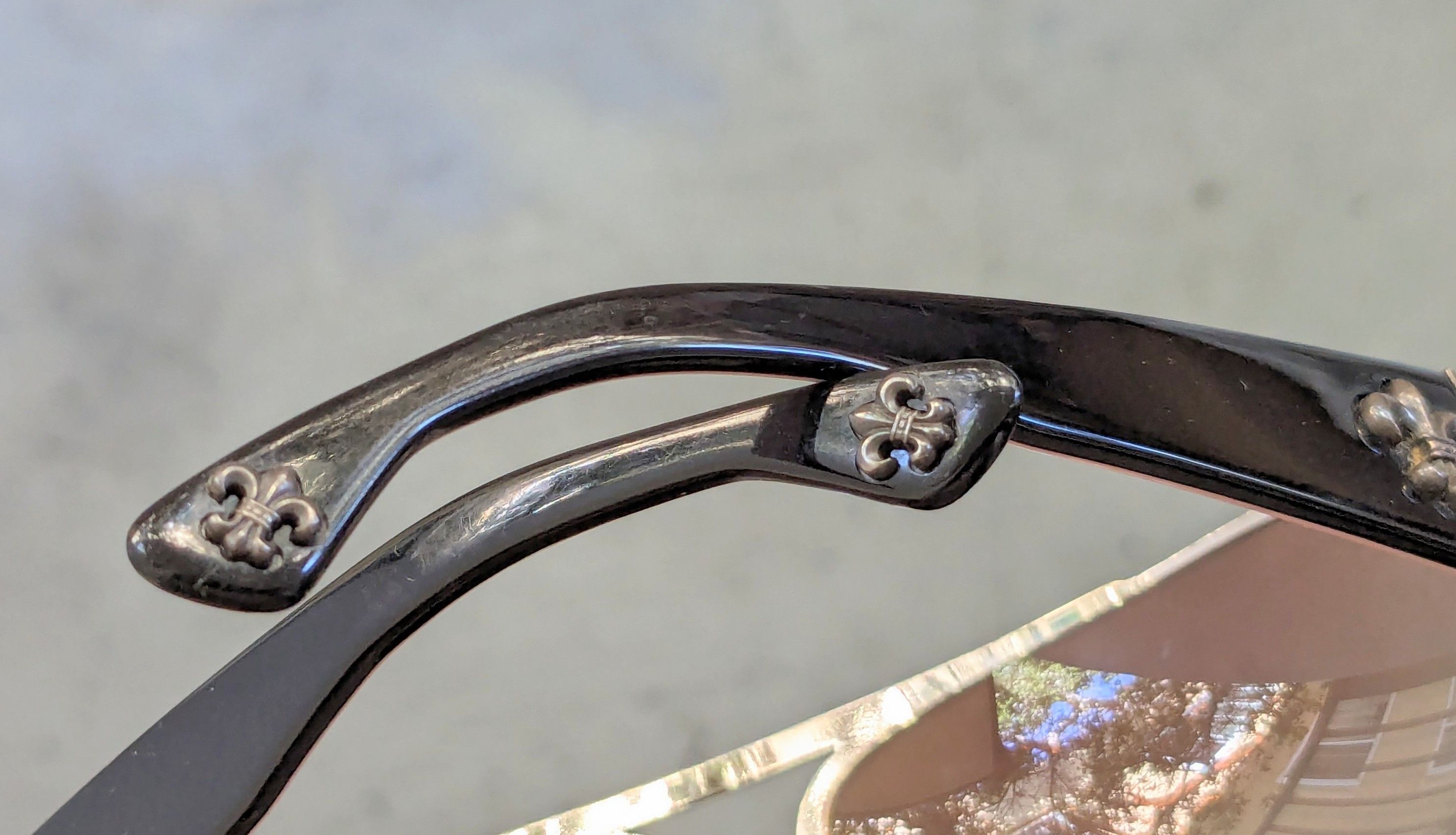 Chrome Hearts Chrome Hearts Backdoor Sunglasses Pink Brown Oval Oversized Size ONE SIZE - 10 Thumbnail