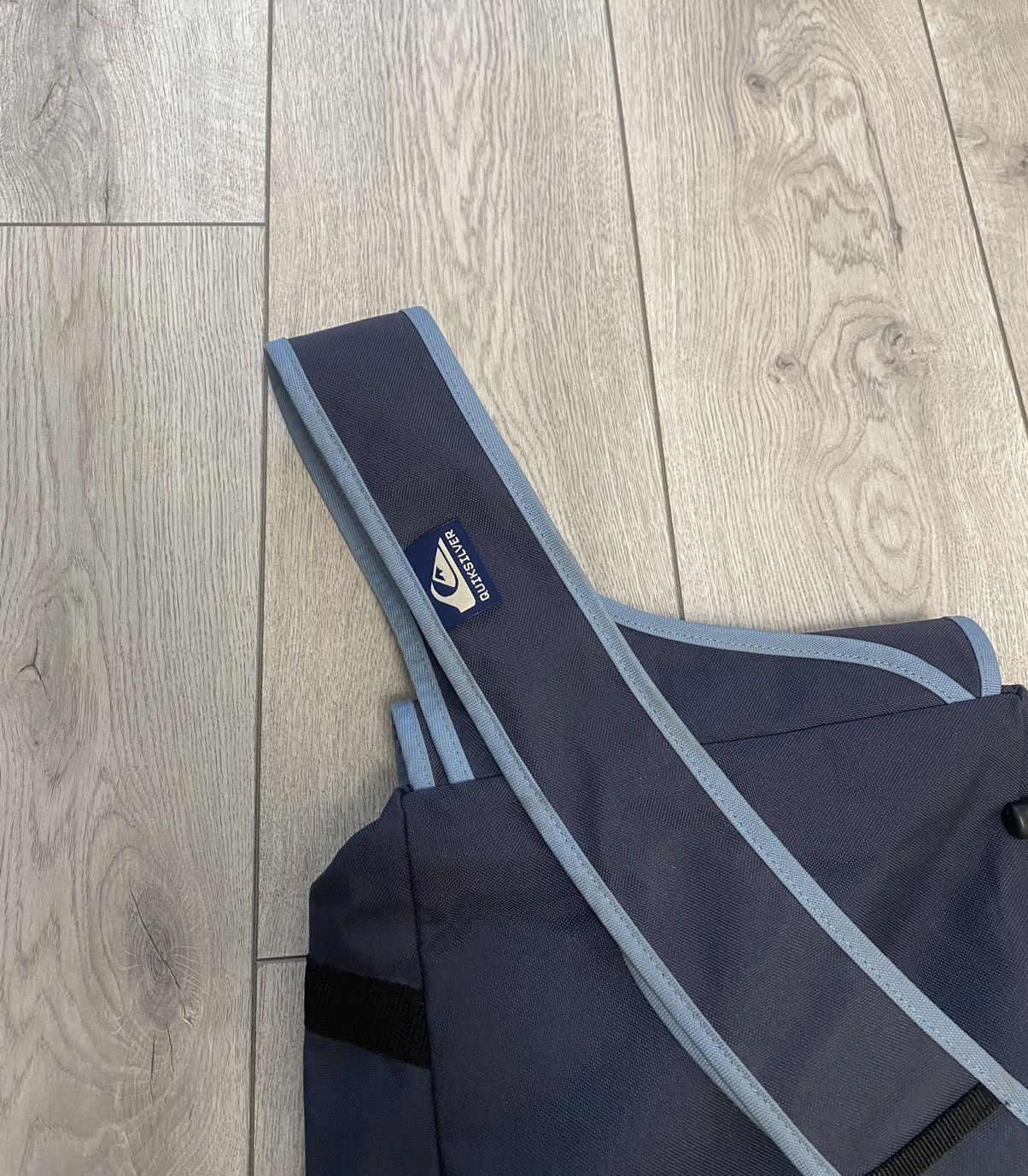 Quicksilver × Quiksilver × Vintage Vintage Quiksilver Big Logo Y2K slim Bag Black Size ONE SIZE - 7 Thumbnail