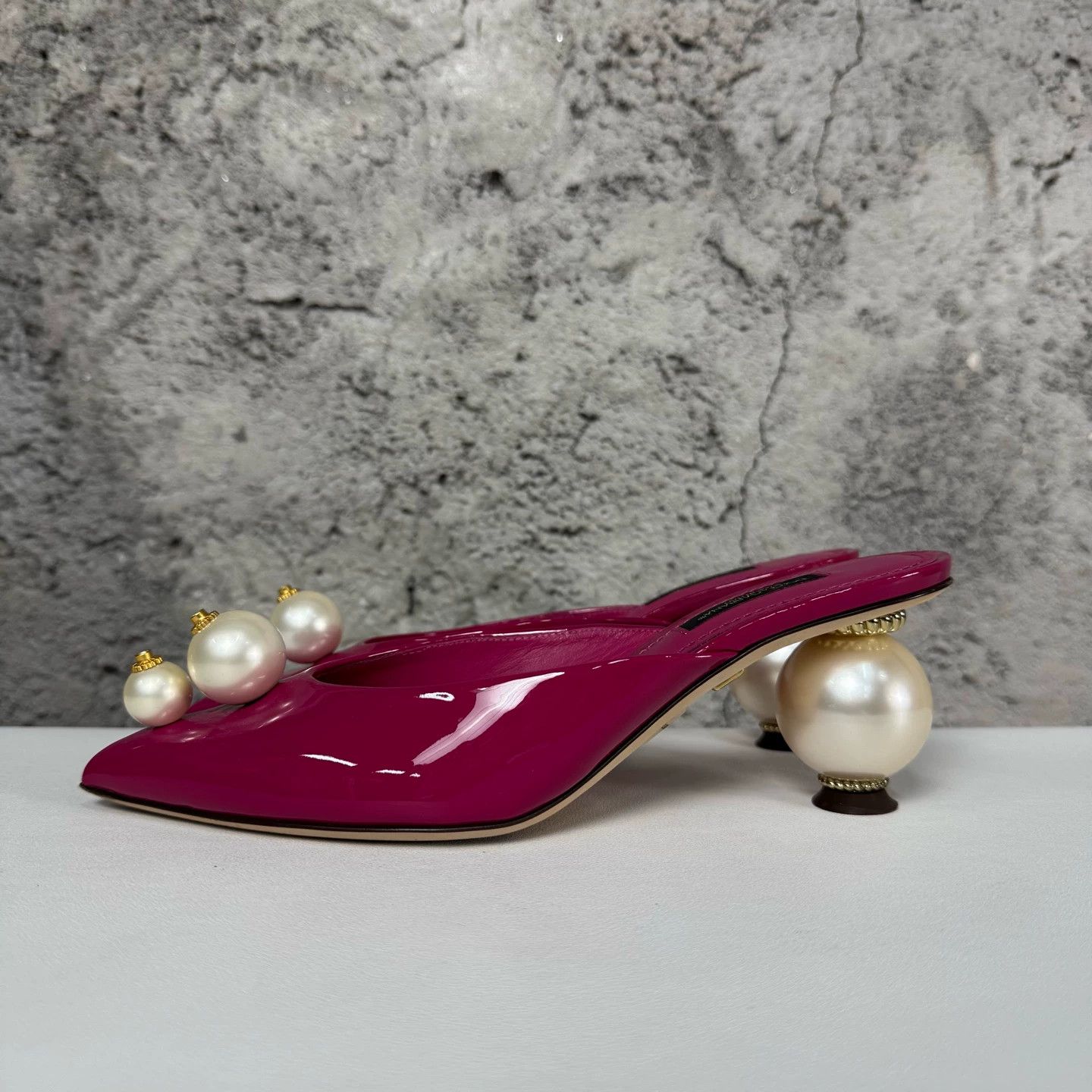 Dolce & Gabbana Dolce & Gabbana Pearl Heeled Sandals Women's 37 99 New Size US 6.5 / IT 36.5 - 3 Thumbnail