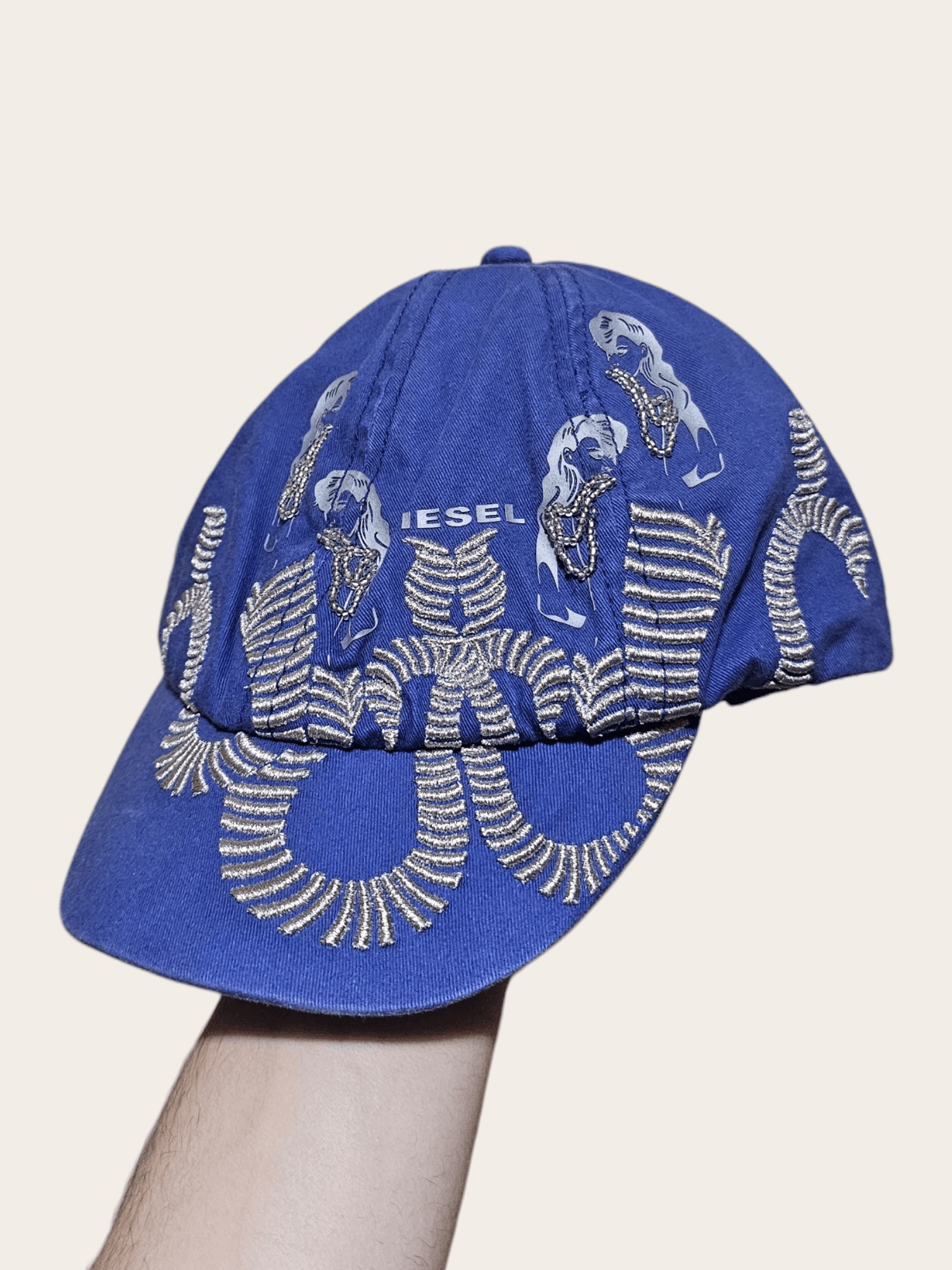 Diesel Diesel y2k Blue Hat Size ONE SIZE - 2 Thumbnail