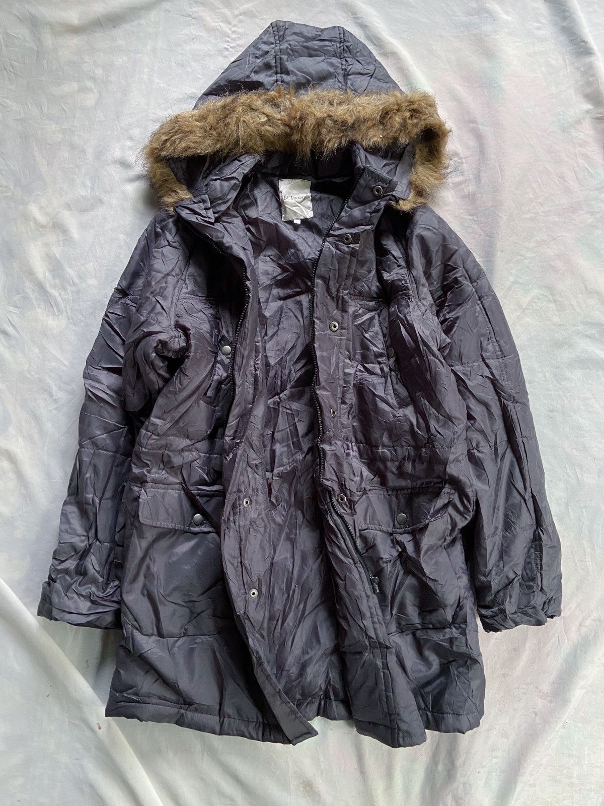 If Six Was Nine JAPANESE B.C FACTORY COAT FUR JACKET Size US L / EU 52-54 / 3 - 2 Thumbnail
