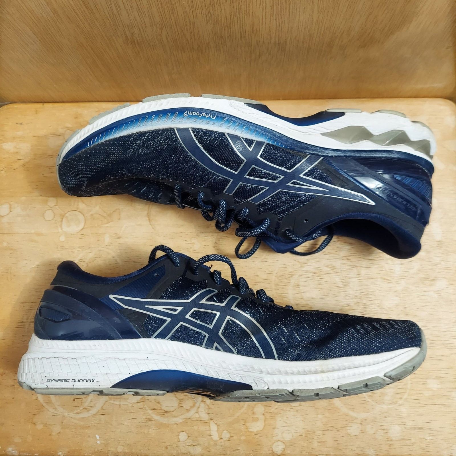 Asics Asics Gel Kayano 27 Men's US 15 Blue Grey Running Shoes EUC Size US 15 / EU 48 - 6 Thumbnail
