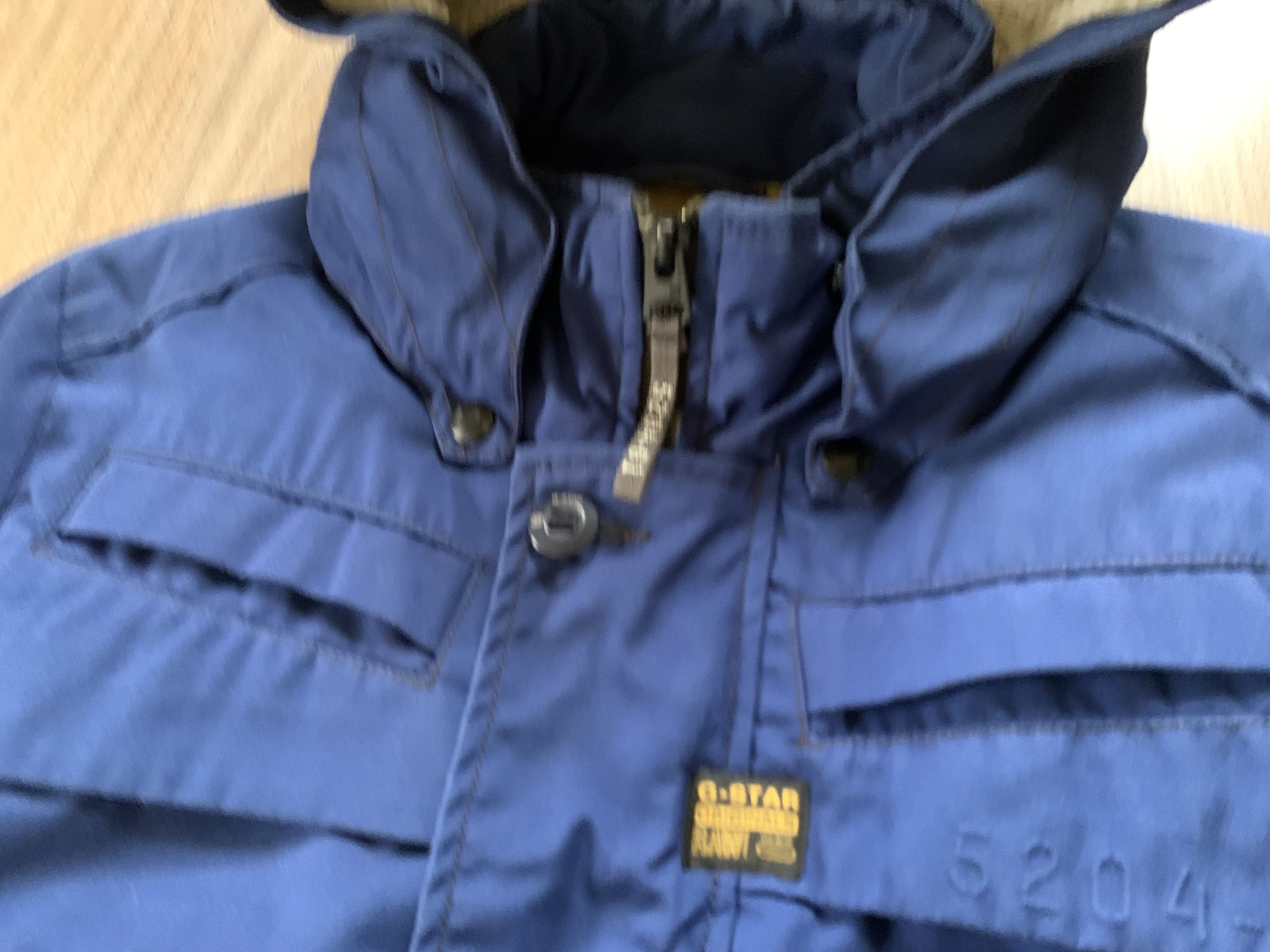 G-Star G Star Raw Blue Welder Hooded Jacket Size US L / EU 52-54 / 3 - 6 Thumbnail