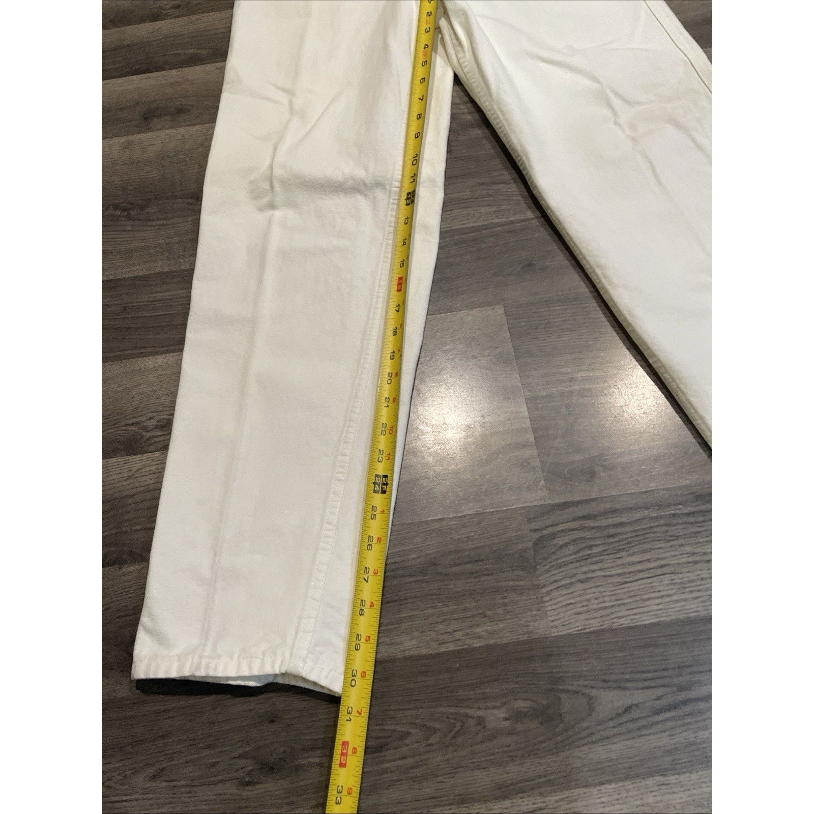 Levi's Vintage 1960s White W/White Tab Levi Strauss Jeans 34x32 Size US 34 / EU 50 - 6 Thumbnail