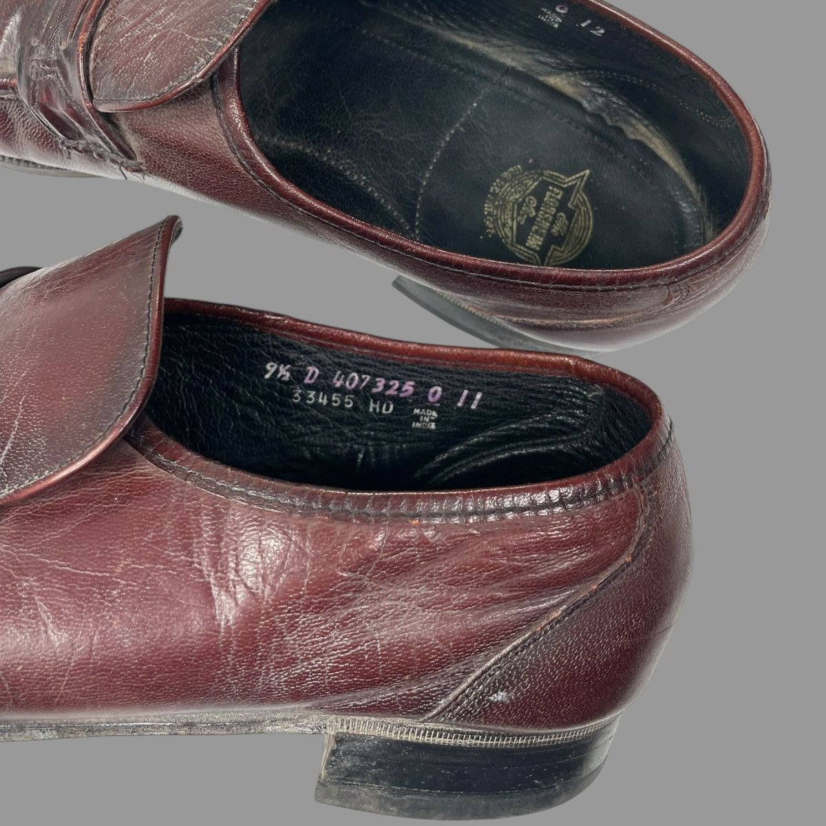 Vintage Vintage 90s slip on leather loafers Size US 9.5 / EU 42-43 - 7 Thumbnail