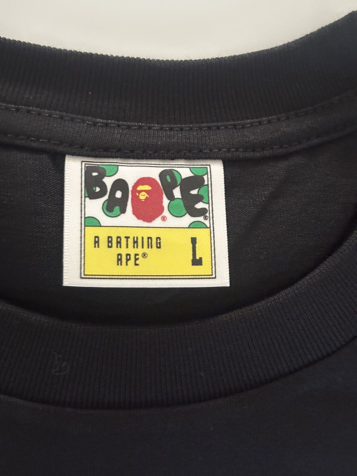 Bape Auth ape bape abc camo by bathing ape tee t shirt bk bl new Size US L / EU 52-54 / 3 - 3 Thumbnail