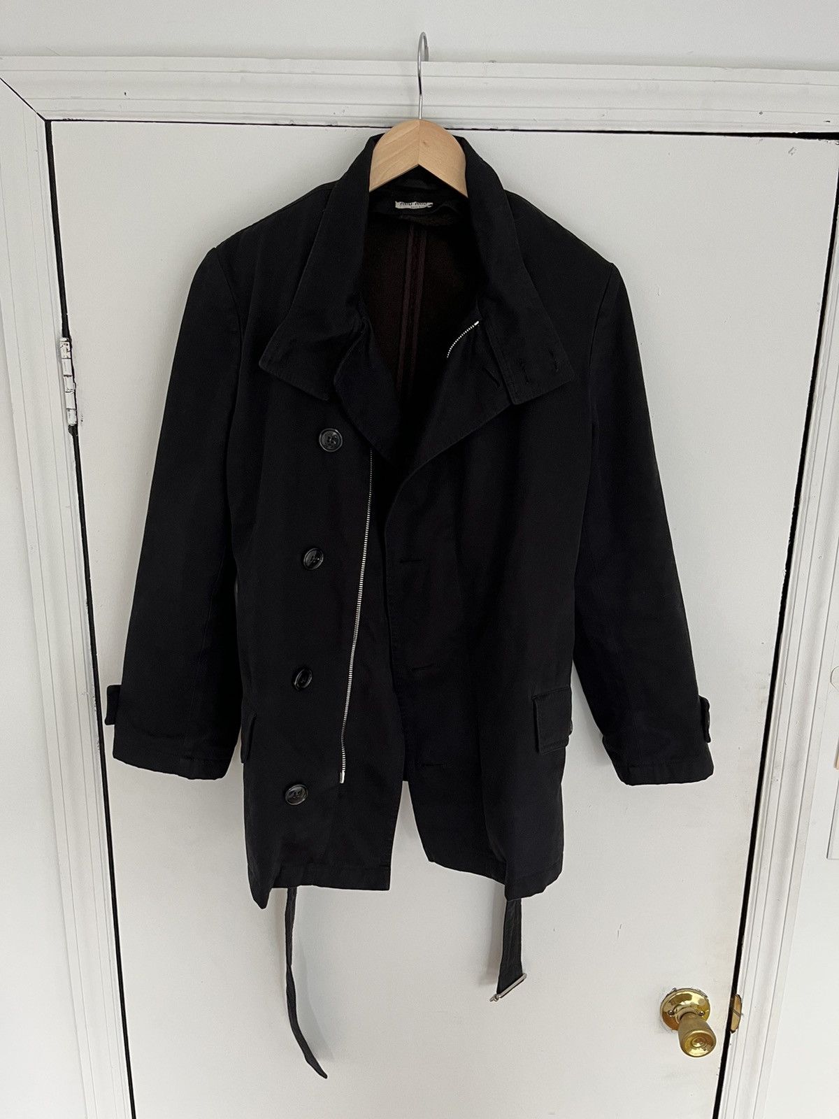 Miu Miu Vintage Miu Miu Sherpa lined bondage/moto jacket | Grailed