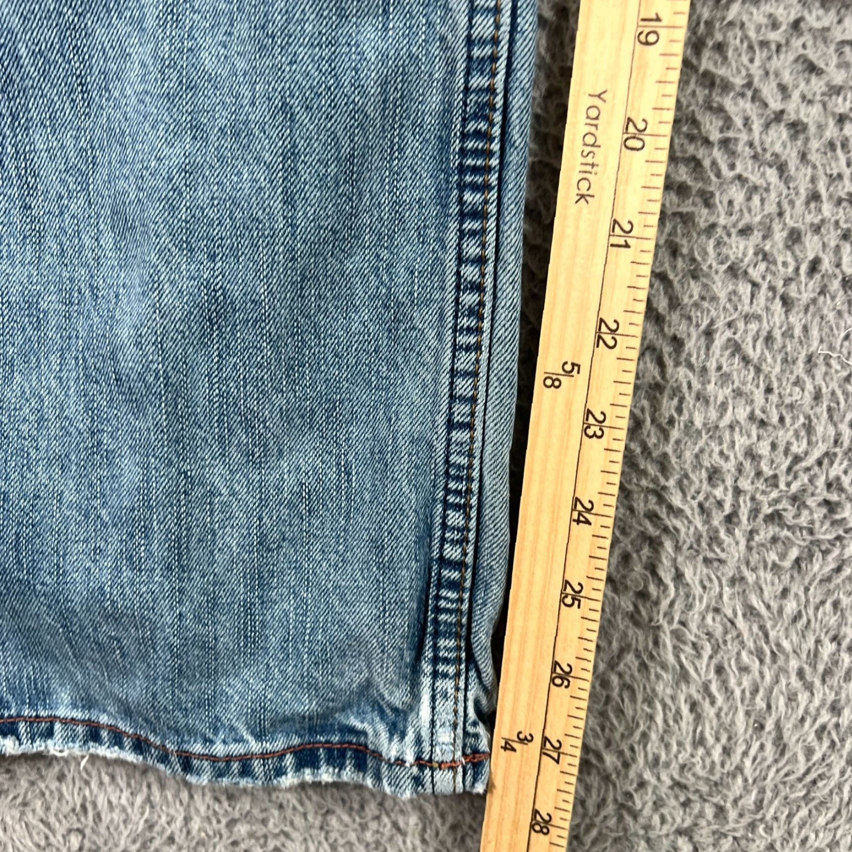American Eagle Outfitters VINTAGE American Eagle Bootcut Jeans Mens 26x28 Blue Distressed Classic 5-Pocket Modern Grunge Size US 26 / EU 42 - 3 Thumbnail