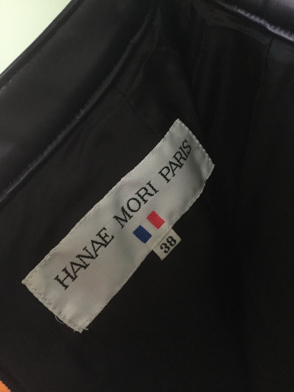 Comme des Garcons Homme Plus Hanae Mori x Comme des Garçons Black Faux Leather Skirt Size 26" / US 2 / IT 38 - 5 Thumbnail