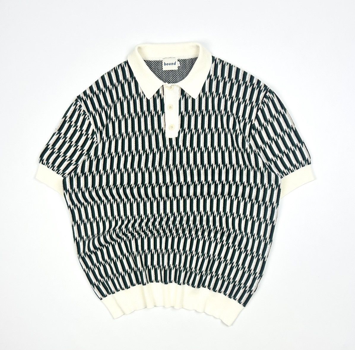 Designer Luxury Bound Messina Knit Polo Shirt Size M Size US M / EU 48-50 / 2 - 1 Thumbnail
