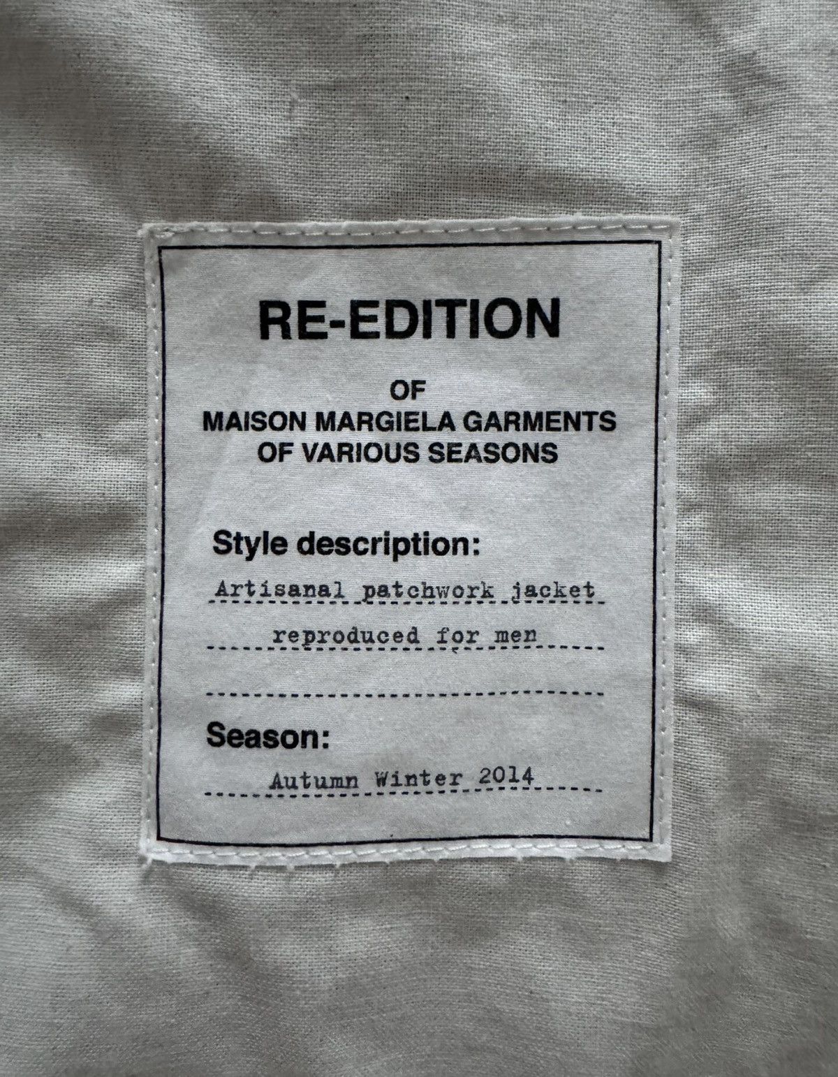 Maison Margiela MAISON MARGIELA Collarless Wool Blend Mid-Length Coat Size US S / EU 44-46 / 1 - 6 Thumbnail