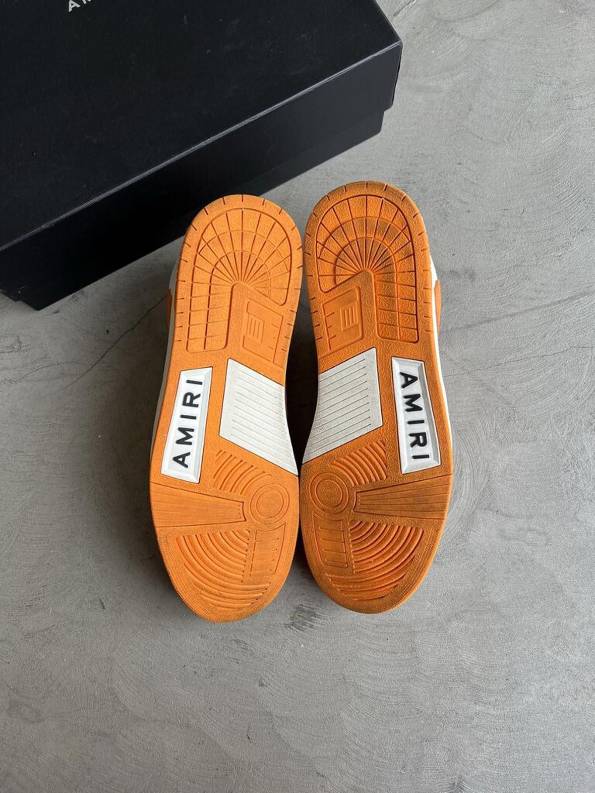 Amiri Amiri Bone Sneaker Orange/White Sz. 48 Size ONE SIZE - 4 Thumbnail