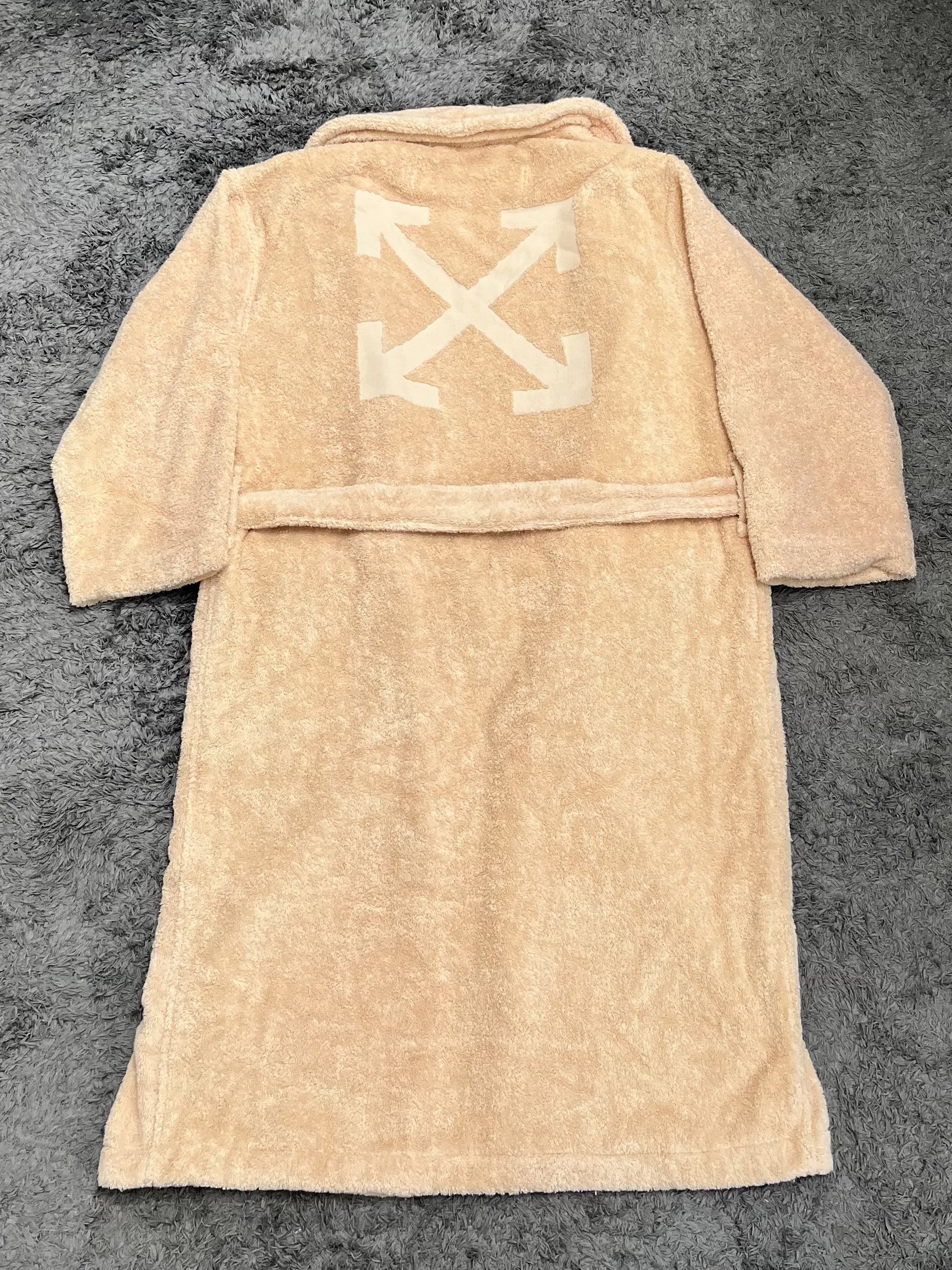 Off-White Off-White Arrows-Print Terrycloth Bathrobe Size US M / EU 48-50 / 2 - 2 Thumbnail