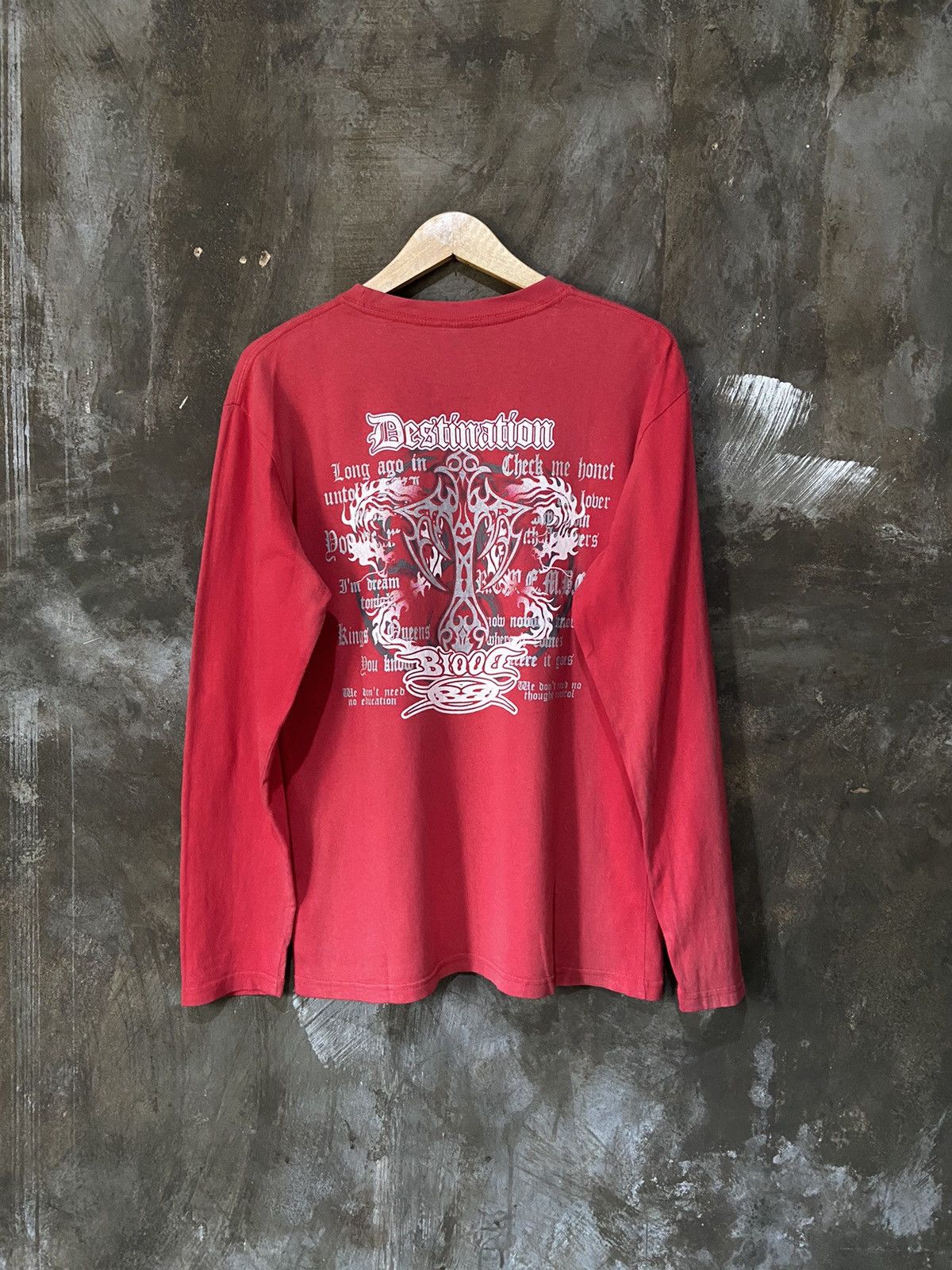 Japanese-Beaumare Cross Tribal Poem Longsleeve
