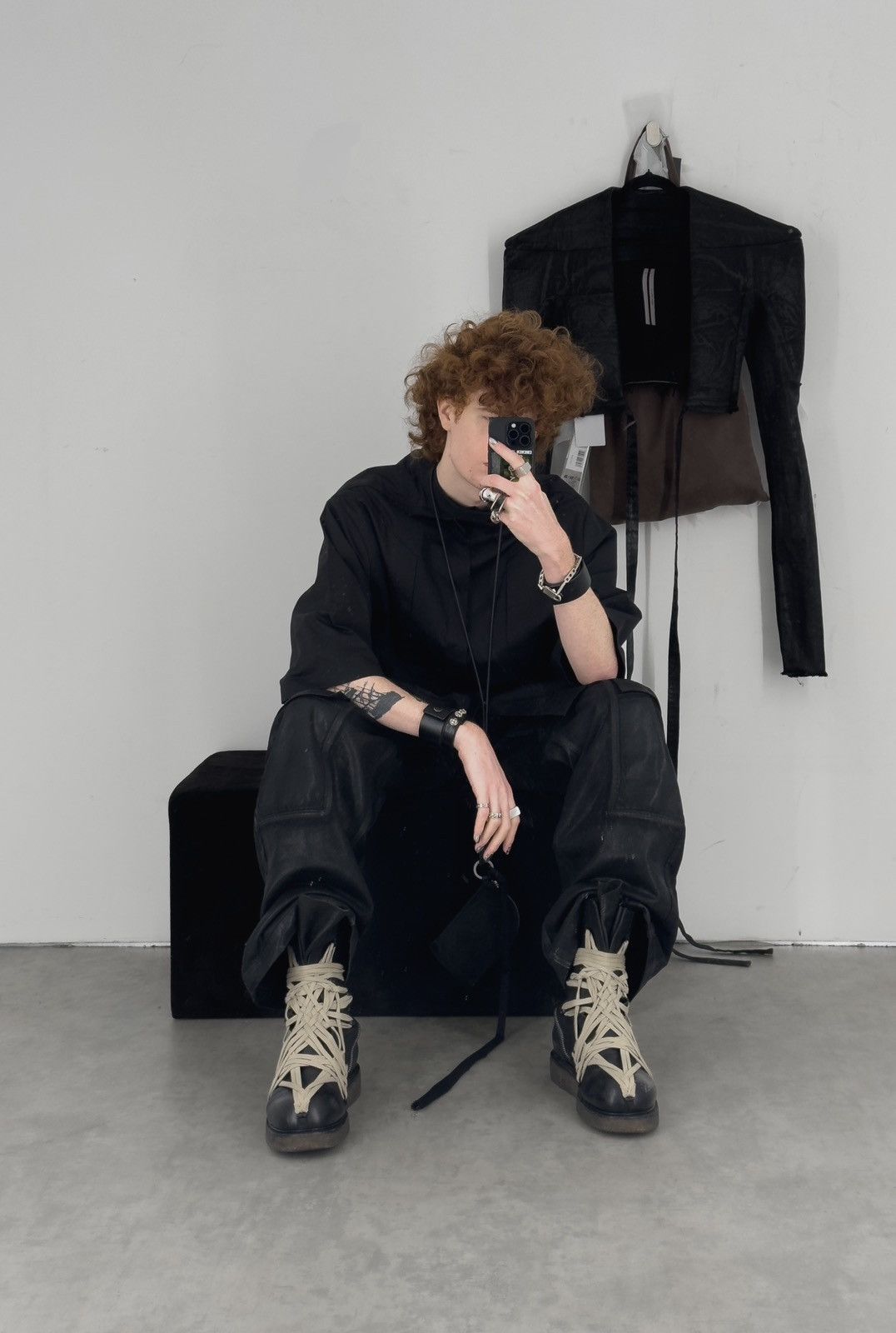 Rick Owens Rick Owens Megalace Army Bozo Boots Size US 12.5 / EU 45-46 - 6 Thumbnail