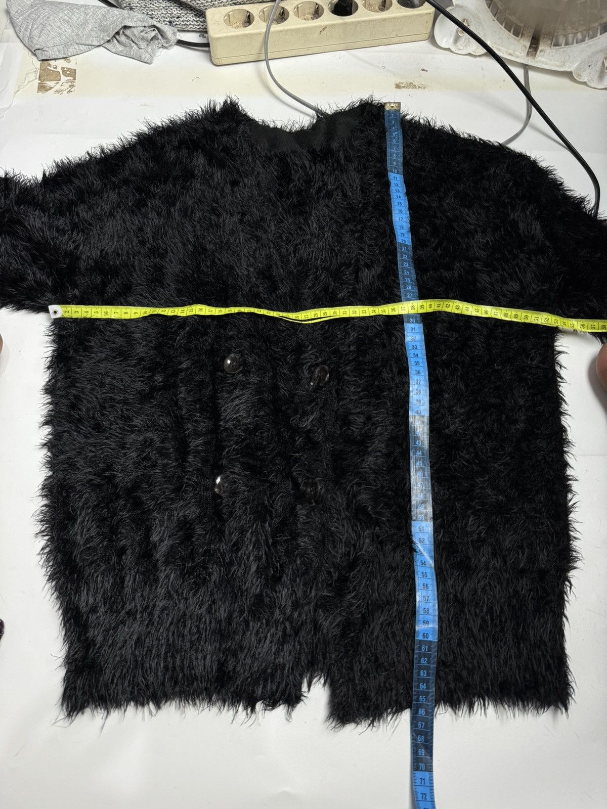 Hysteric Glamour × If Six Was Nine × Japanese Brand Fuzzy Mohair Grunge Emmel Refines Cardigan Kurt Cobain Style Size US M / EU 48-50 / 2 - 9 Thumbnail