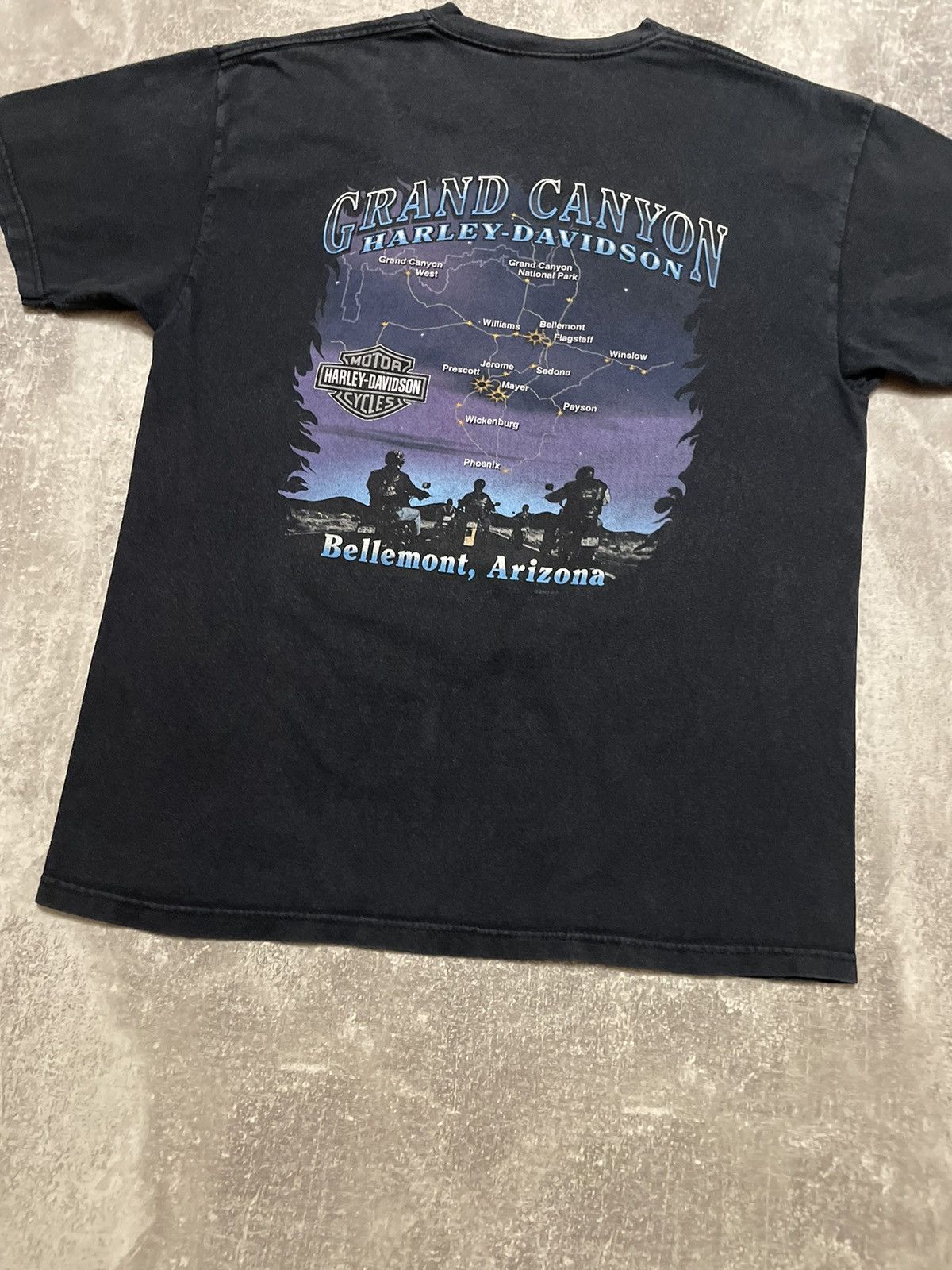 Band Tees Vintage Harley Davidson 2003-2005 Grand Canyon T-Shirt Size US L / EU 52-54 / 3 - 12 Thumbnail