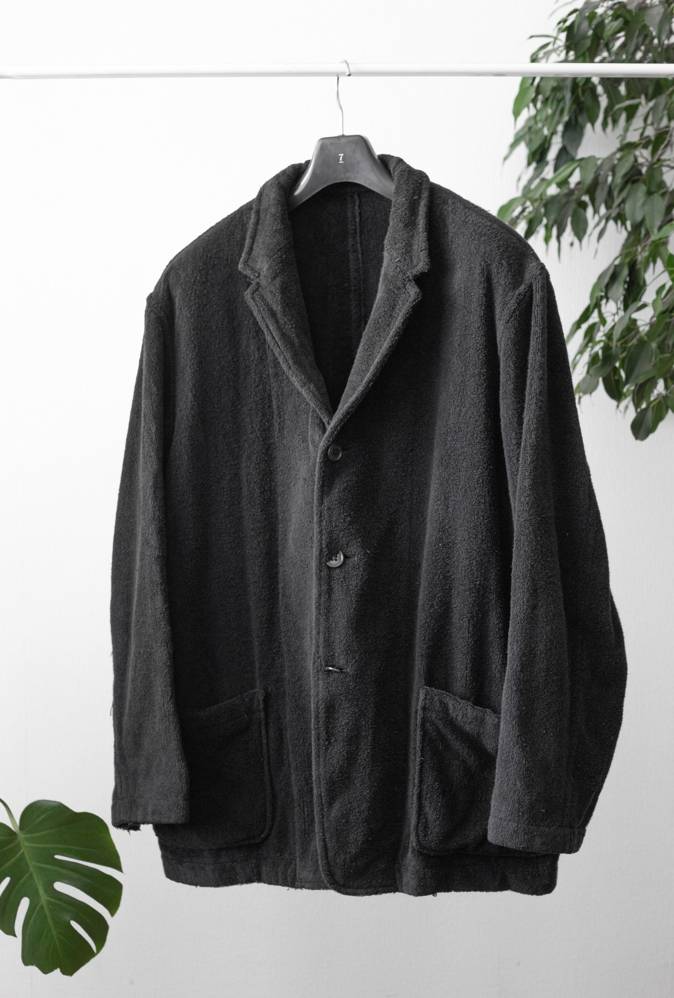 Yohji Yamamoto terry towel cotton blazer Size US M / EU 48-50 / 2 - 2 Thumbnail